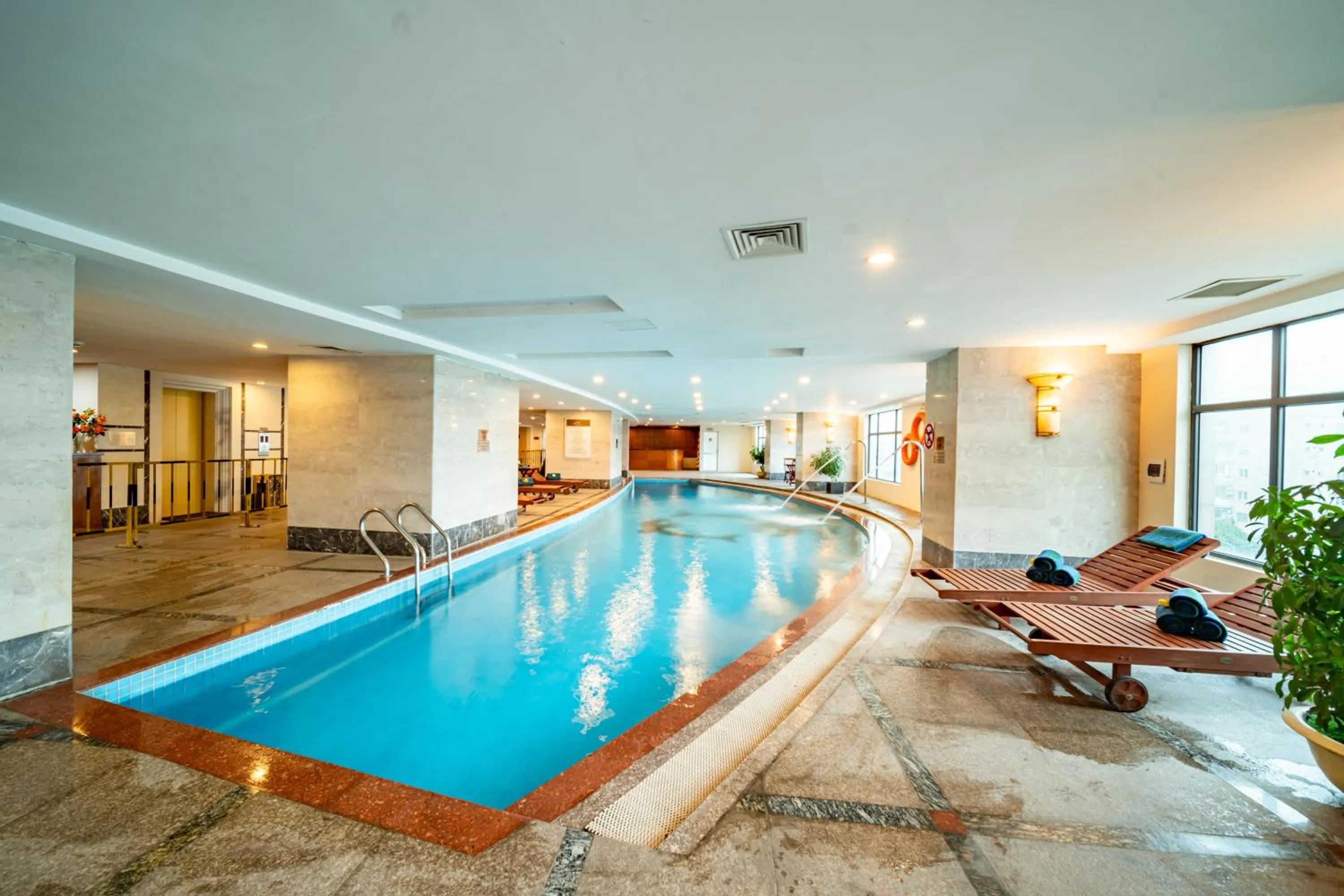 Swimming pool in Muong Thanh Grand Hanoi Hotel