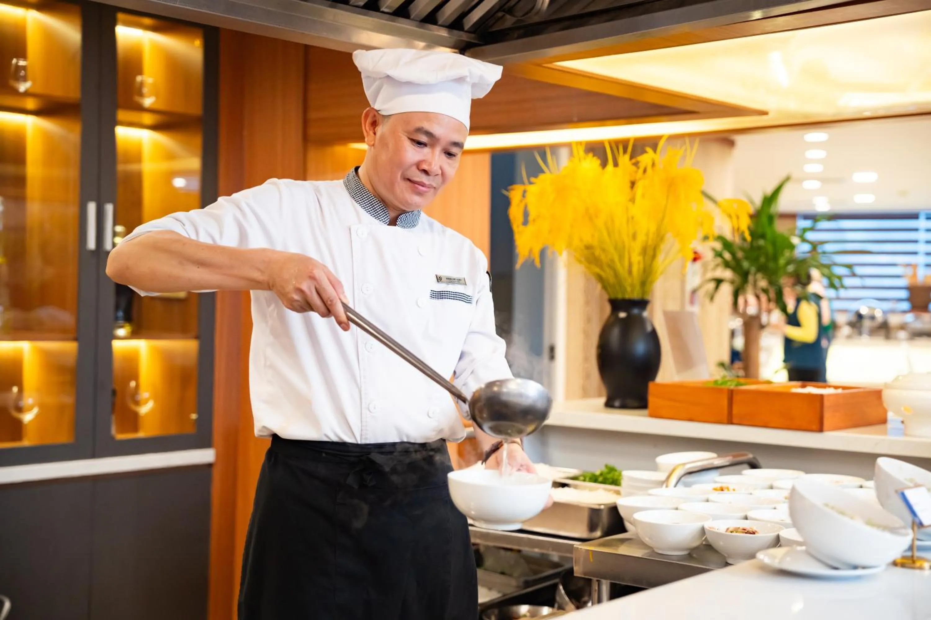 People in Muong Thanh Grand Hanoi Hotel