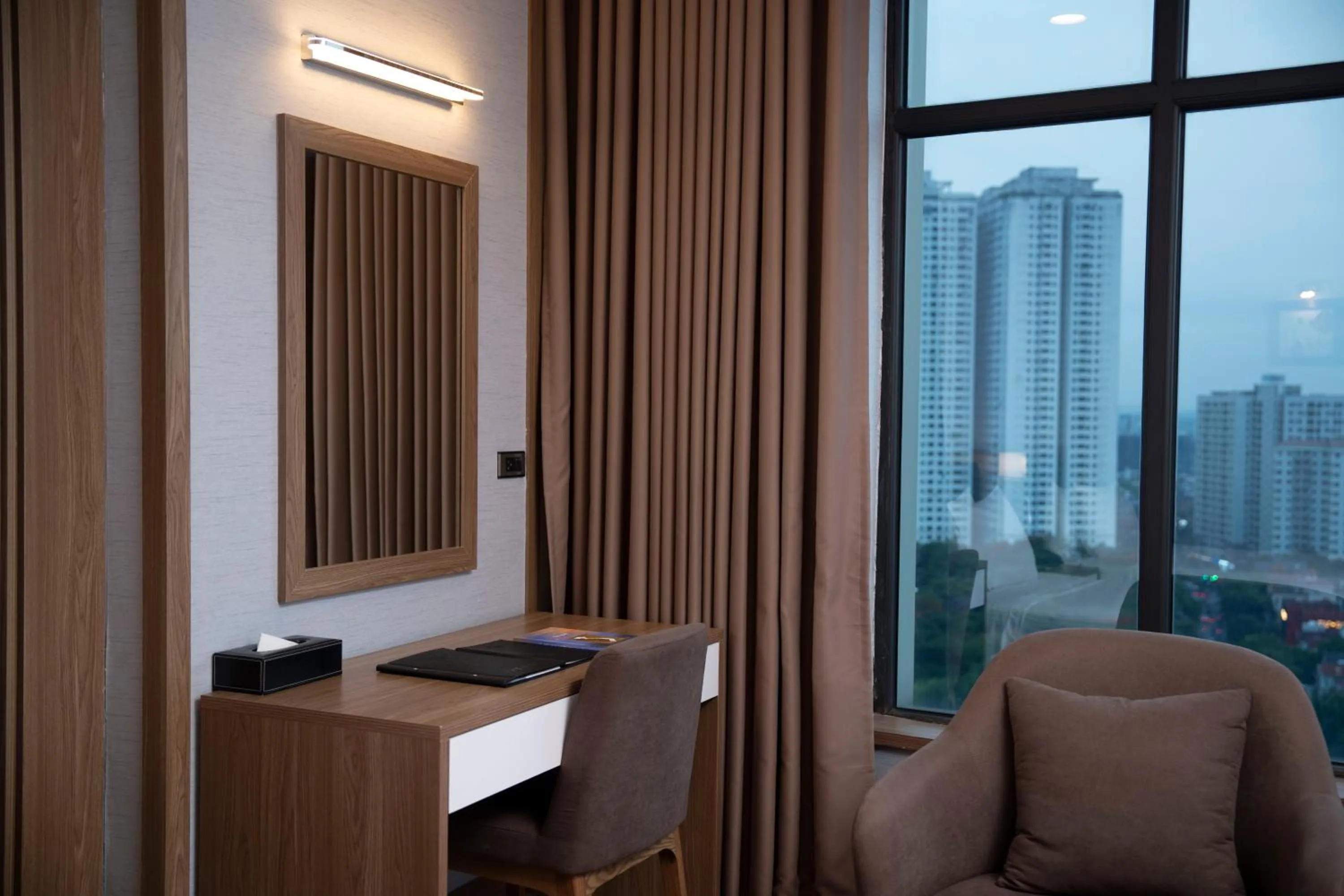 Seating area in Muong Thanh Grand Hanoi Hotel