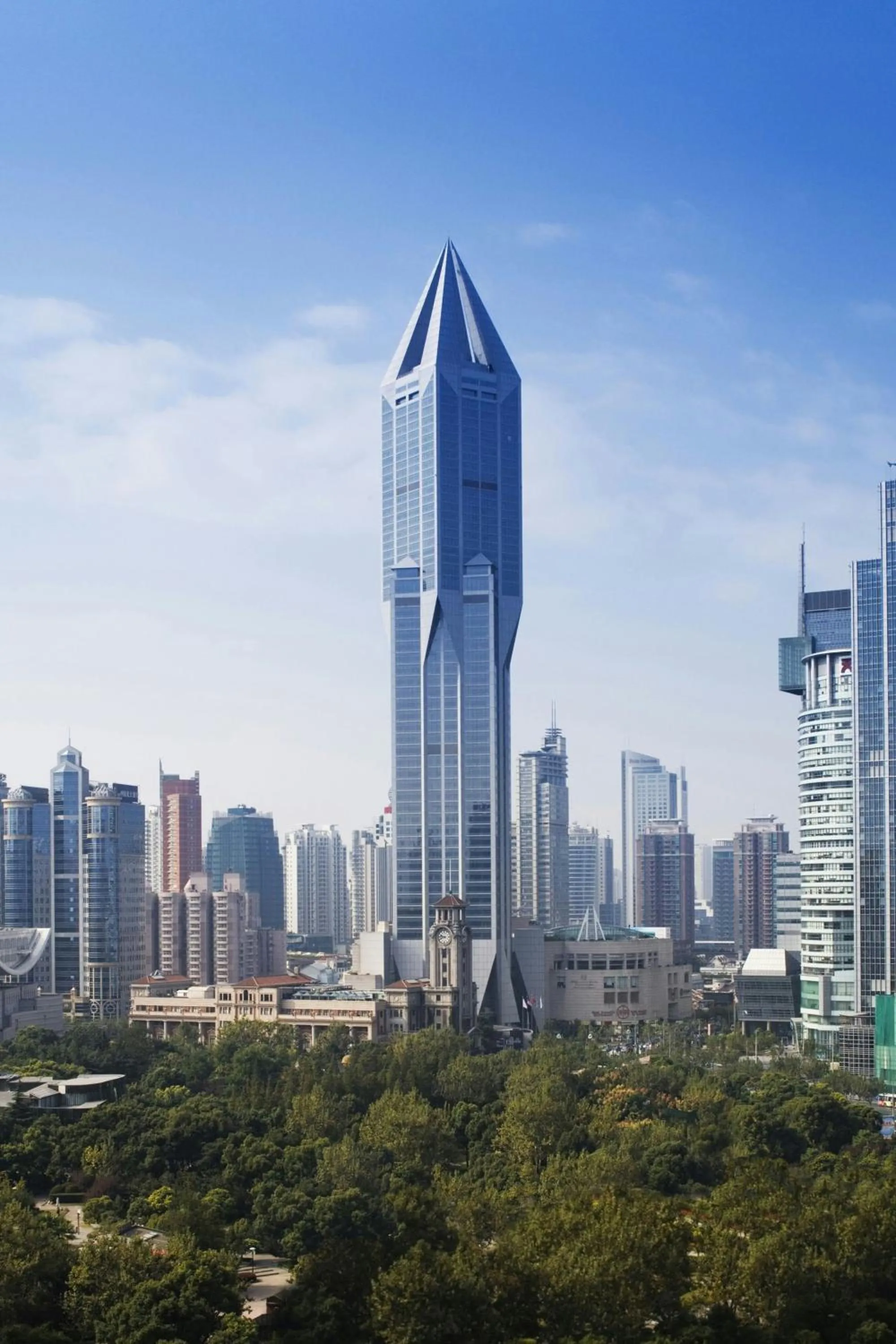 Property building in JW Marriott Shanghai at Tomorrow Square
