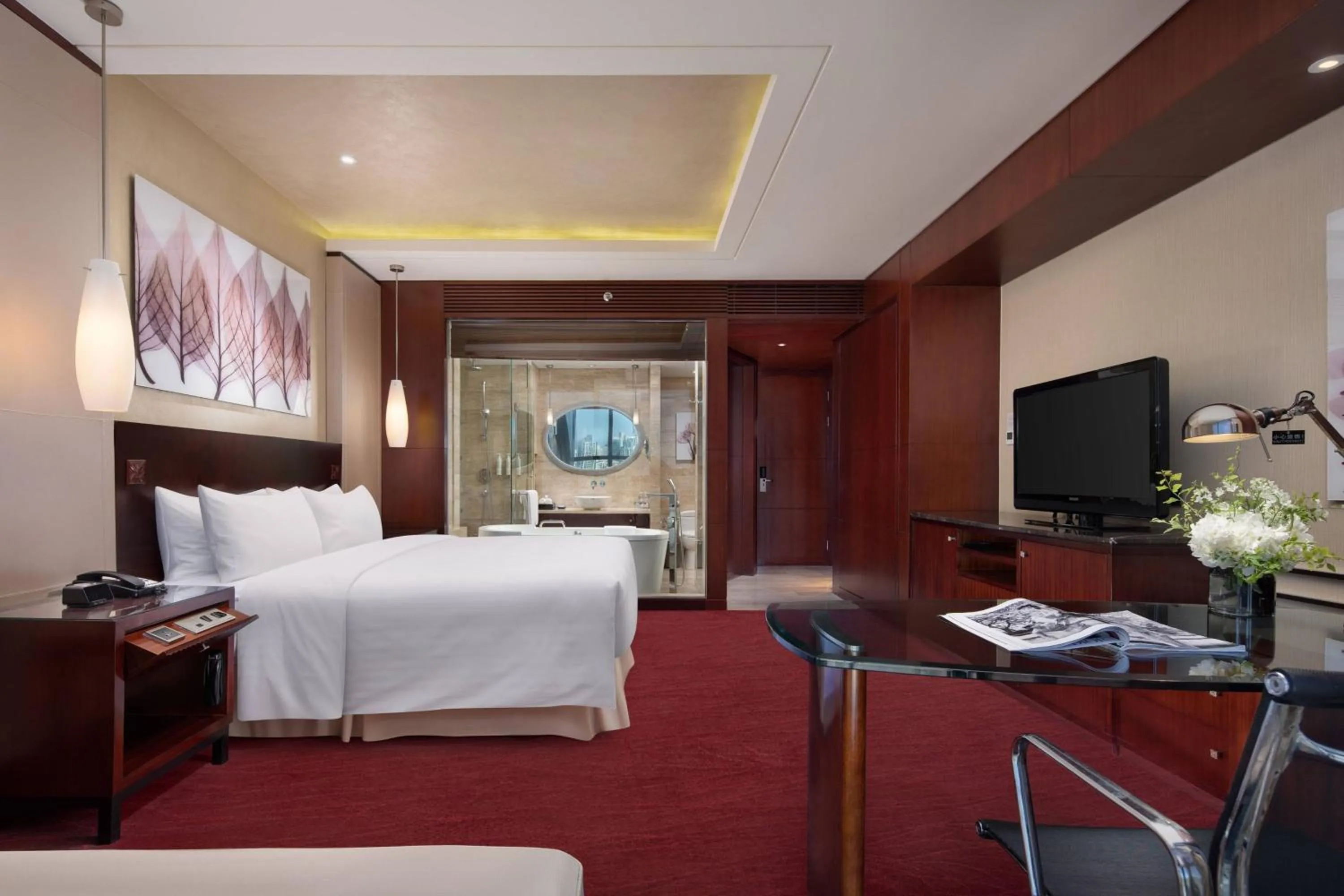 Photo of the whole room, Bed in Beijing Marriott Hotel Northeast