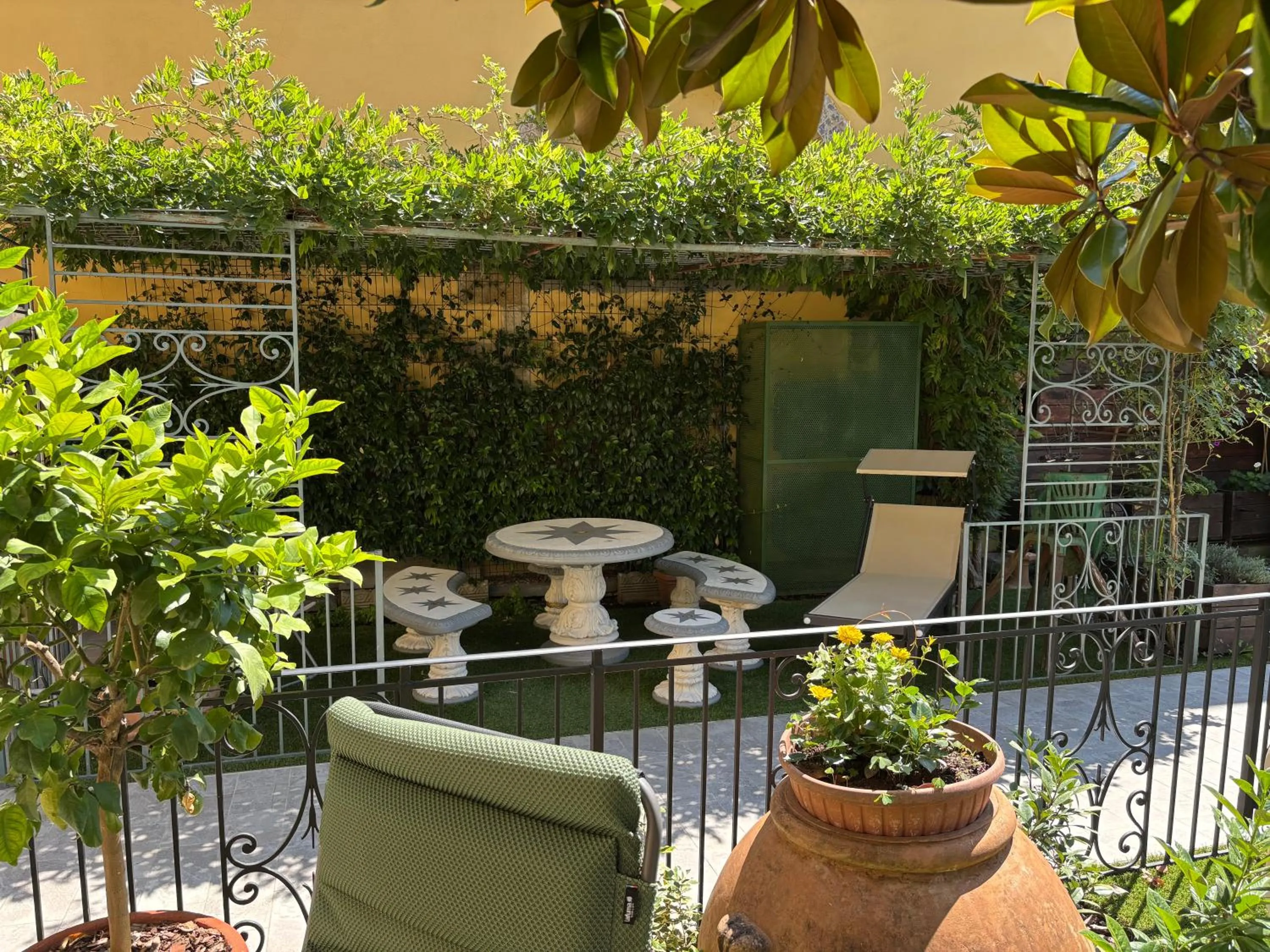 Garden in B&B Il Castello