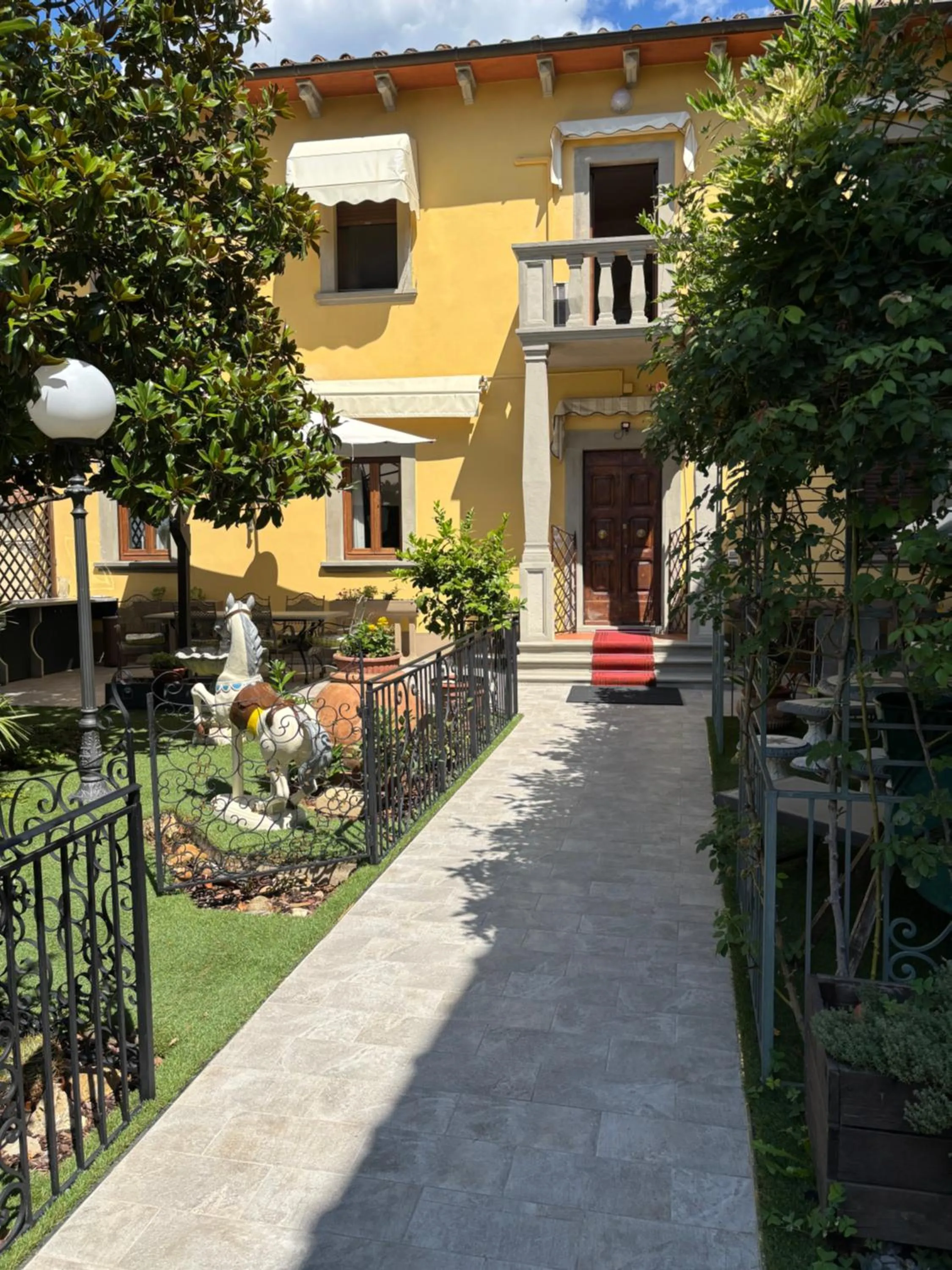 Garden in B&B Il Castello