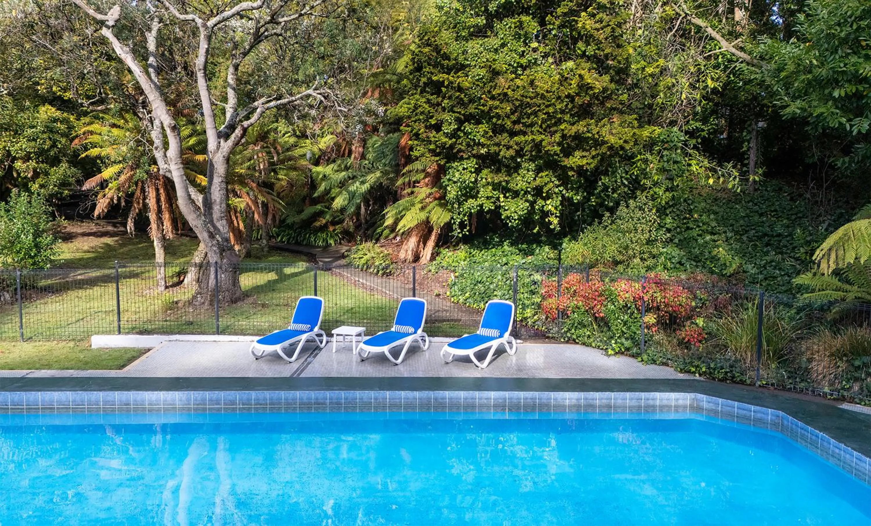 Swimming pool in Wairakei Resort Taupo
