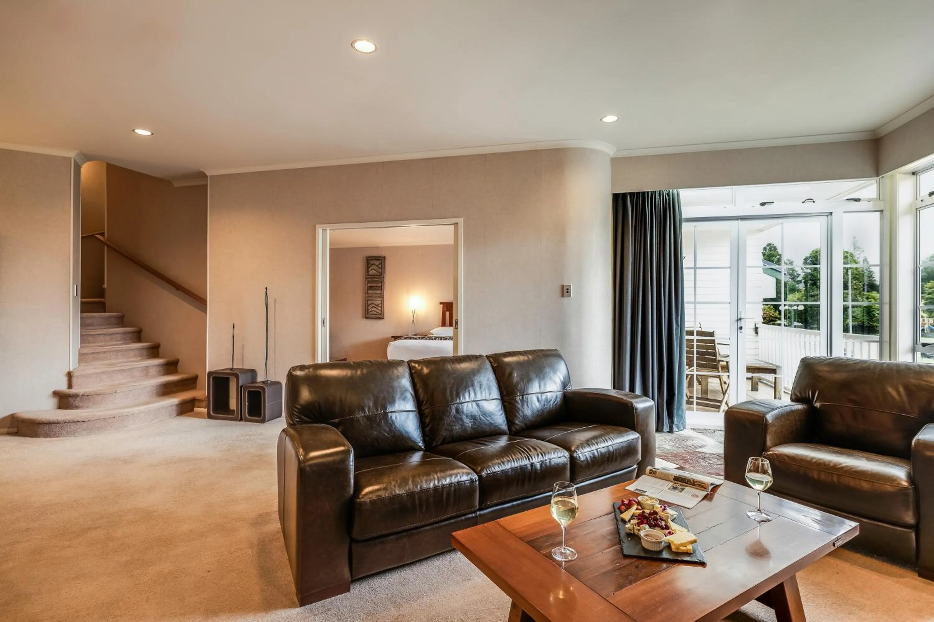 Living room in Wairakei Resort Taupo