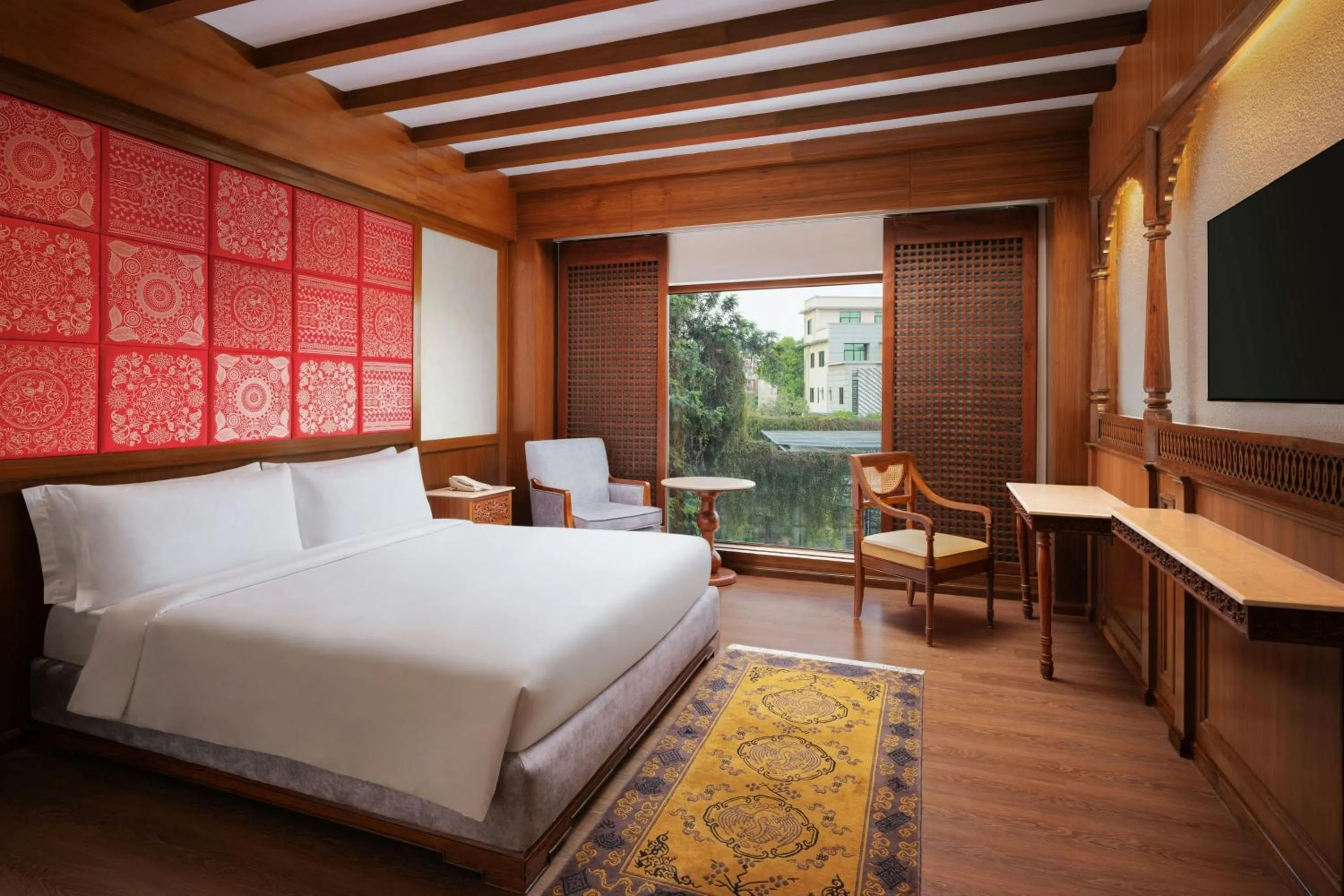 Photo of the whole room, Bed in The Soaltee Kathmandu, Autograph Collection