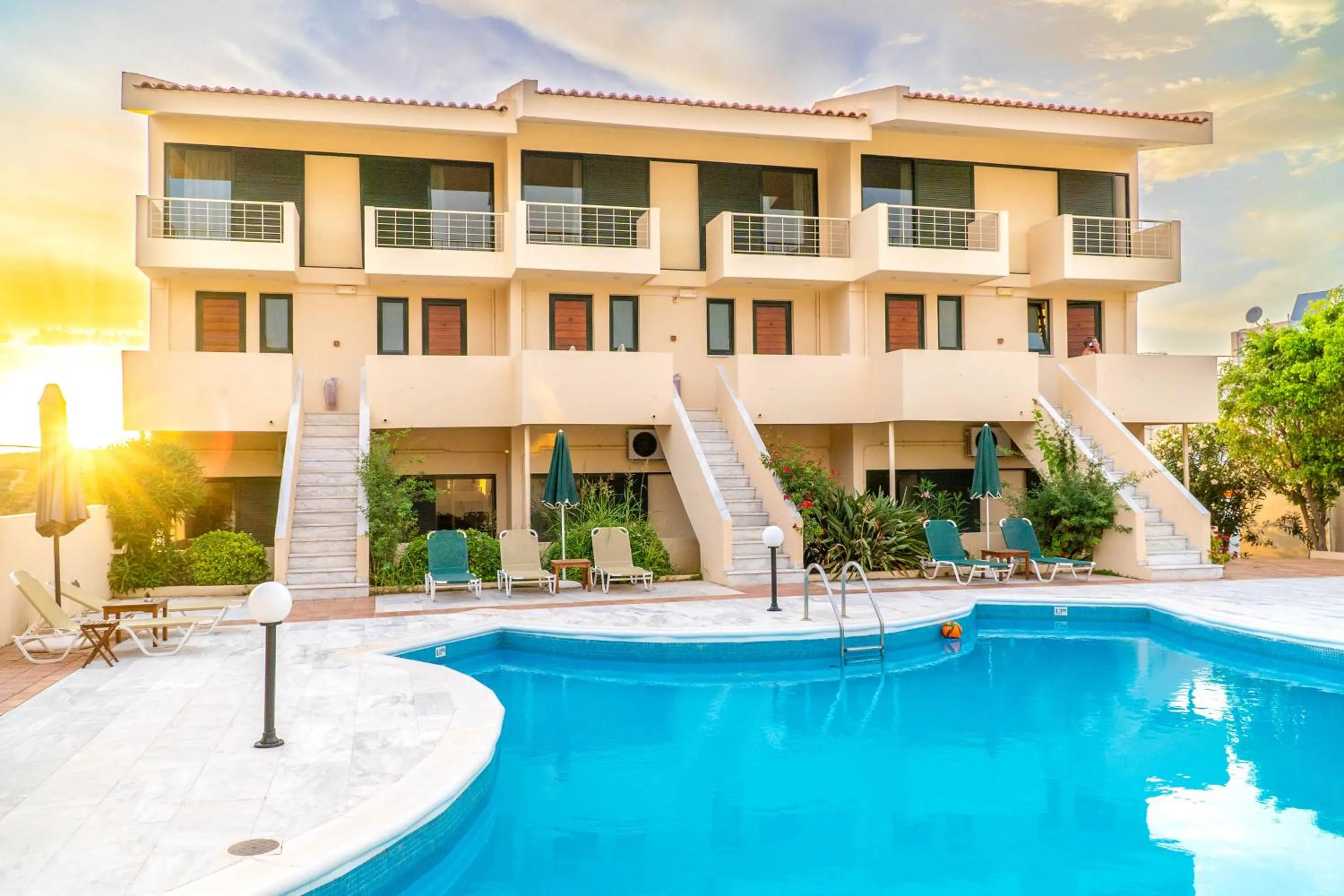 Property building in Orestis Hotel Sea View Apartments