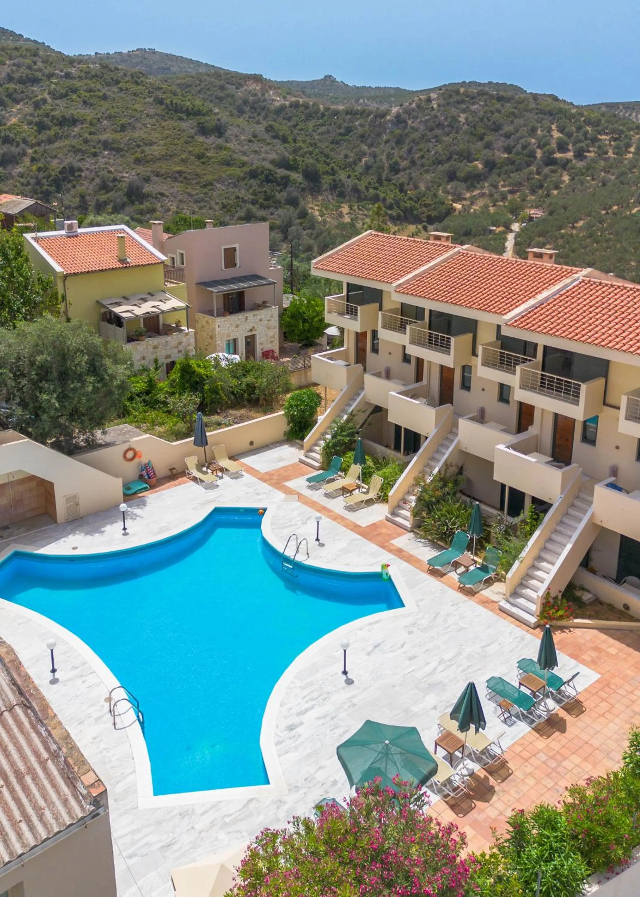 Property building in Orestis Hotel Sea View Apartments