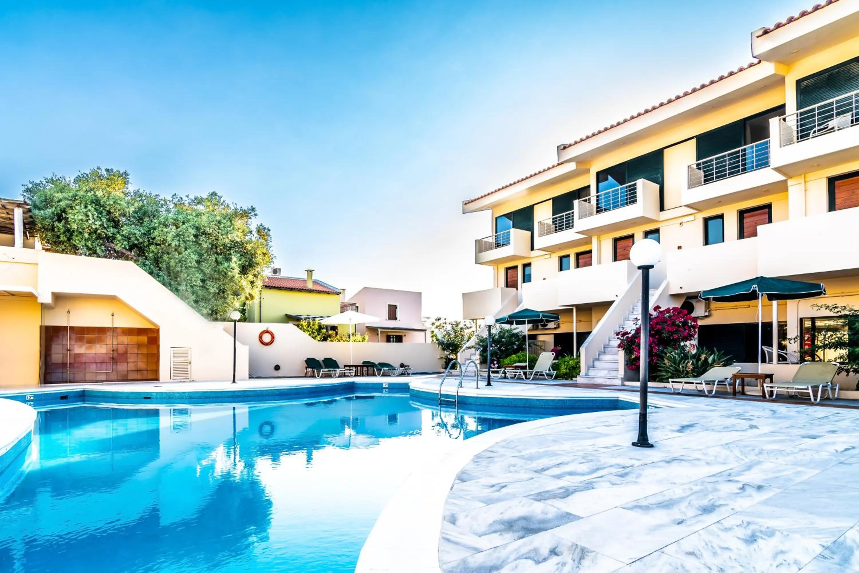 Property building in Orestis Hotel Sea View Apartments