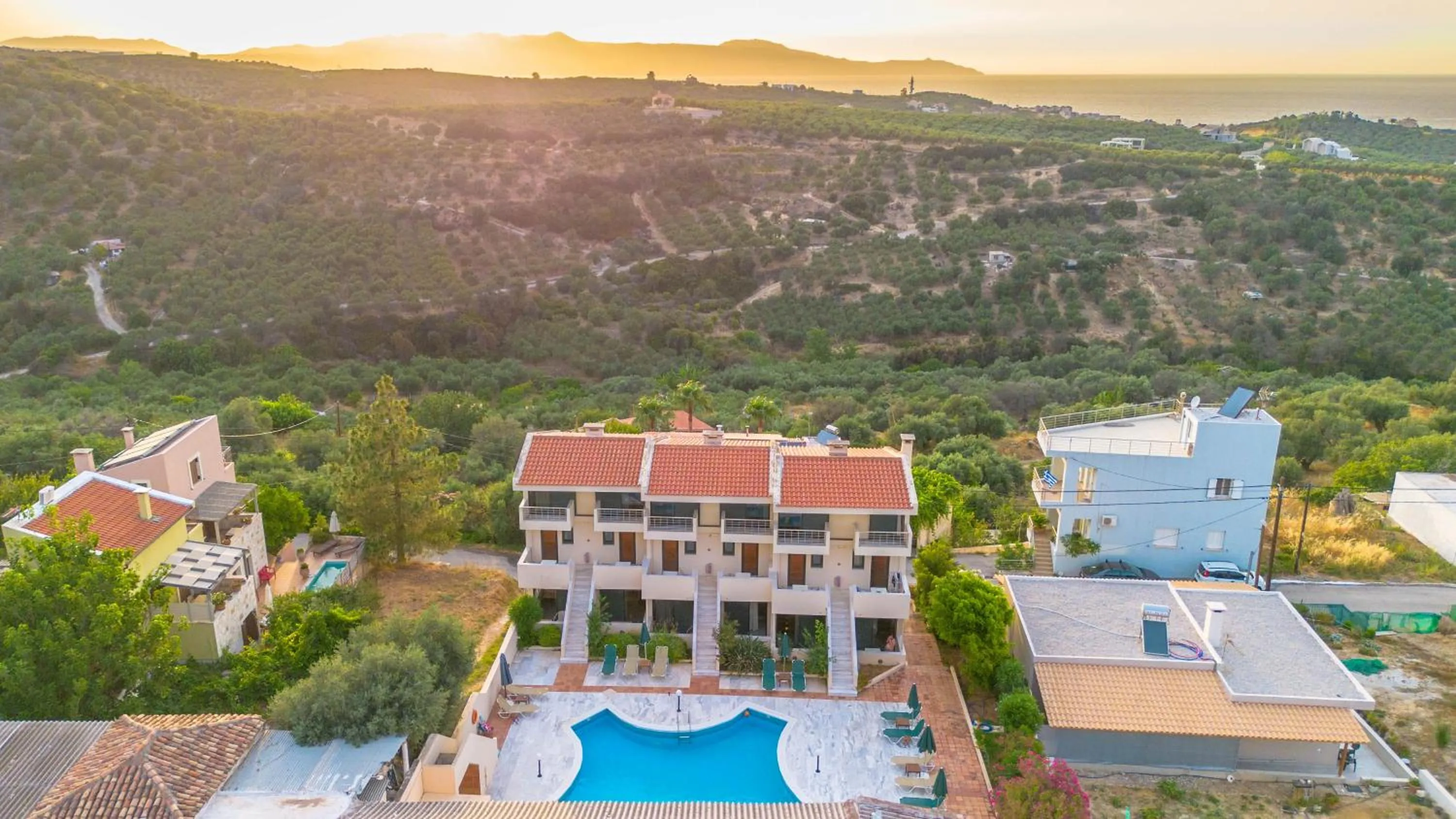 Property building in Orestis Hotel Sea View Apartments