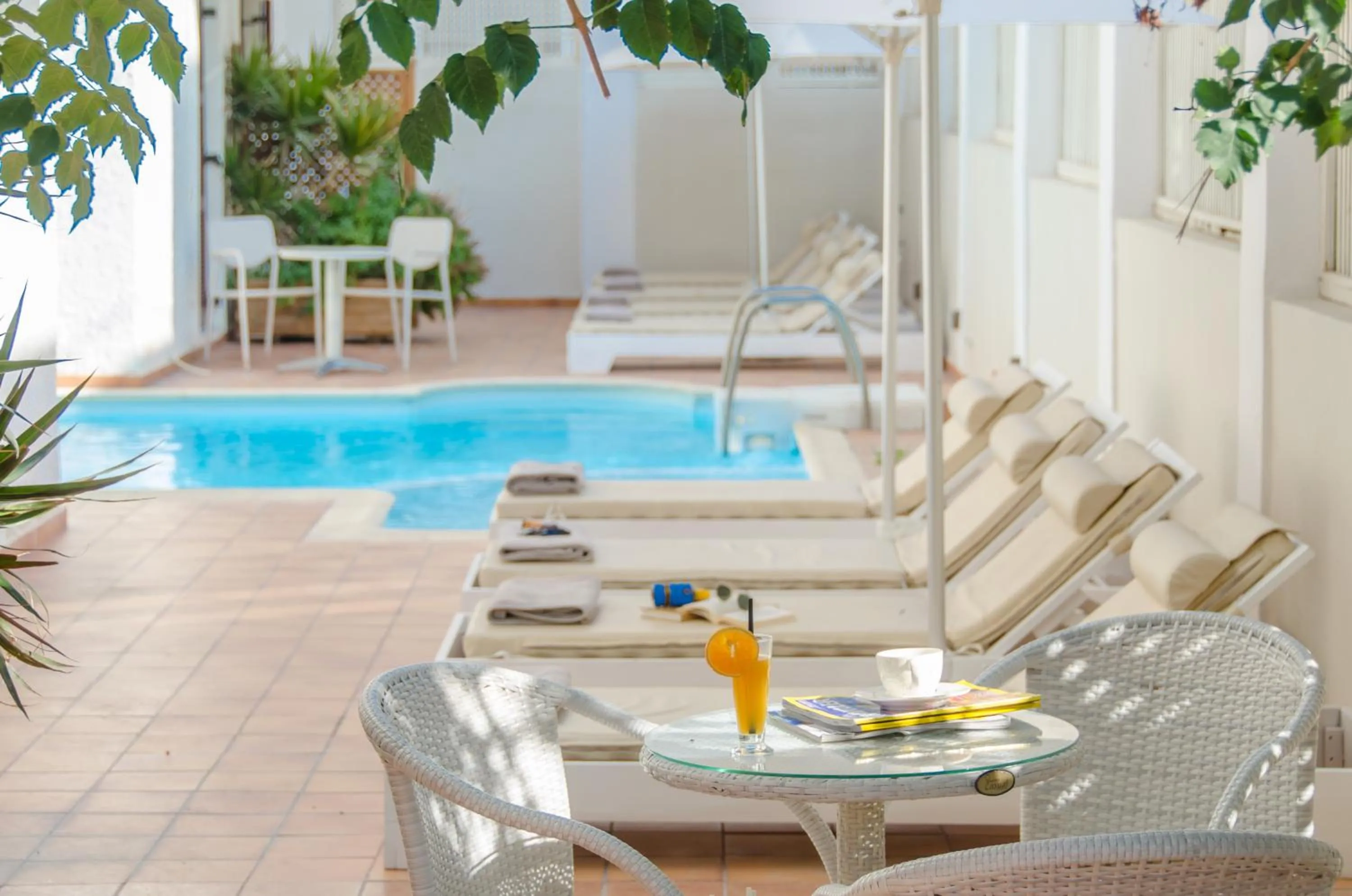 Swimming pool in Aeolis Boutique Hotel