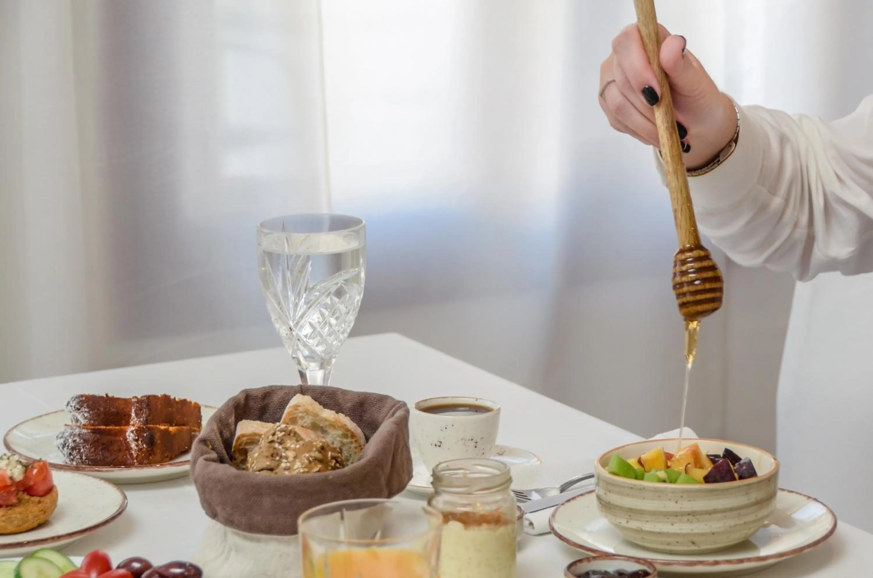 Buffet breakfast in Aeolis Boutique Hotel