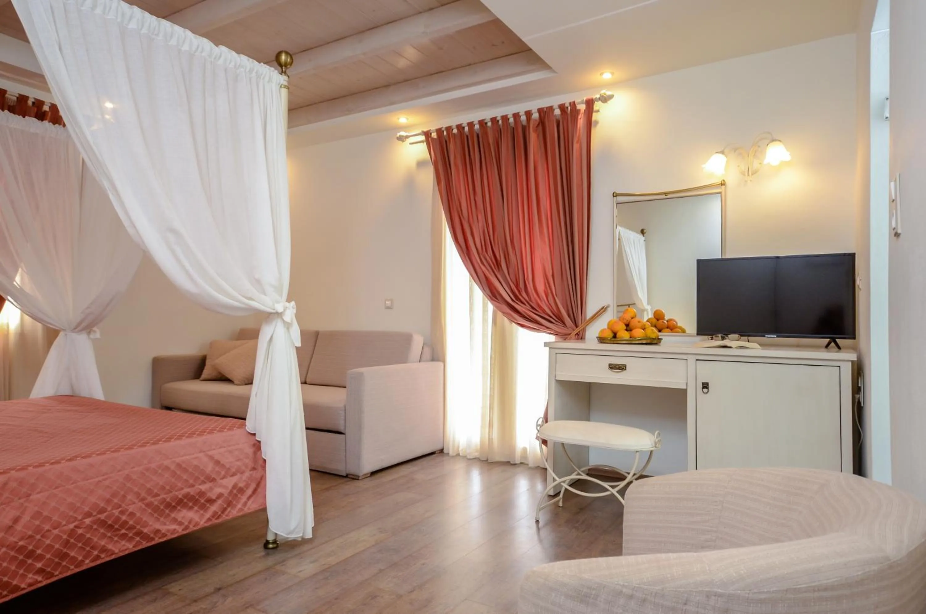 Living room, Bed in Aeolis Boutique Hotel