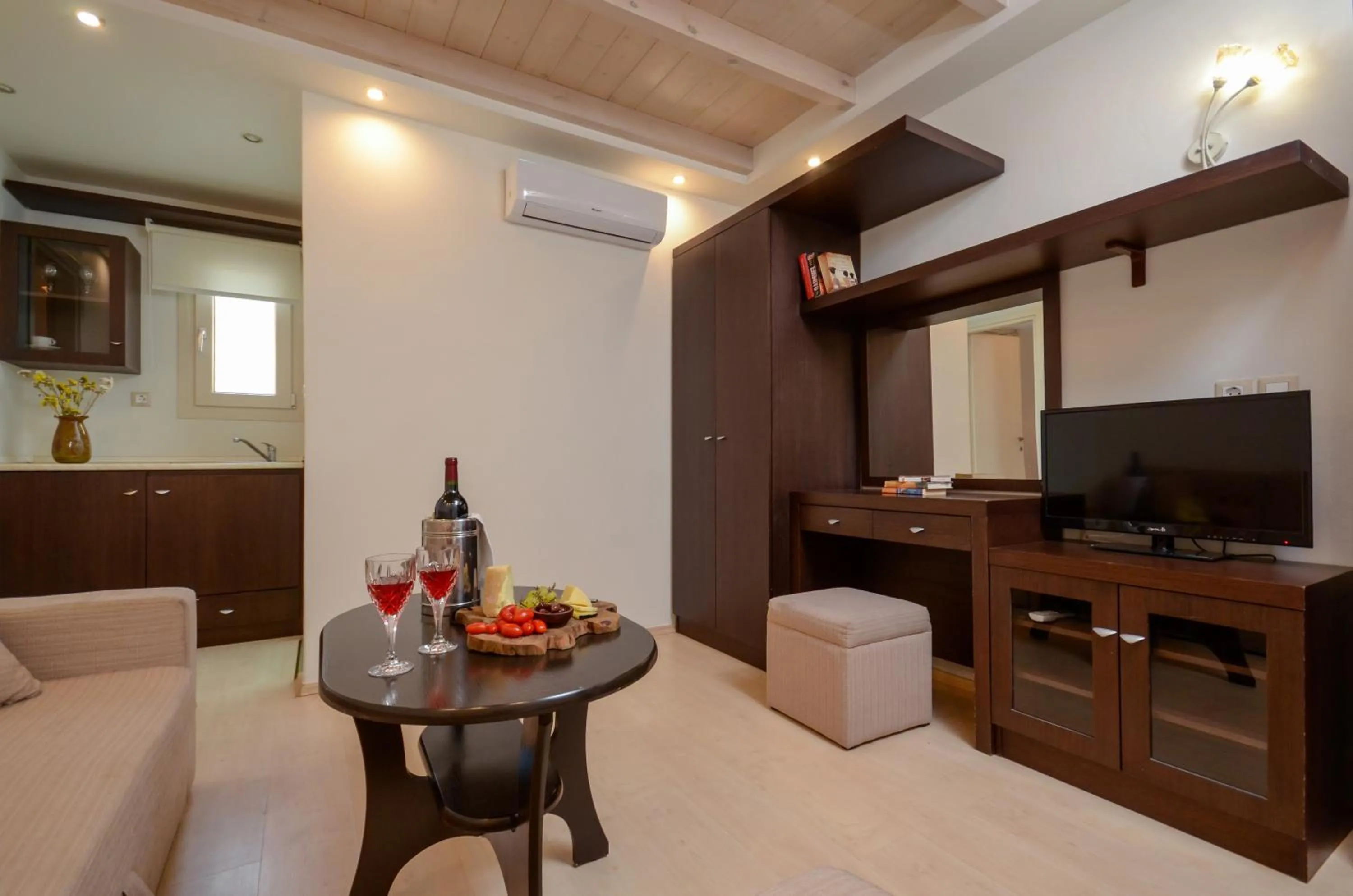 Living room in Aeolis Boutique Hotel