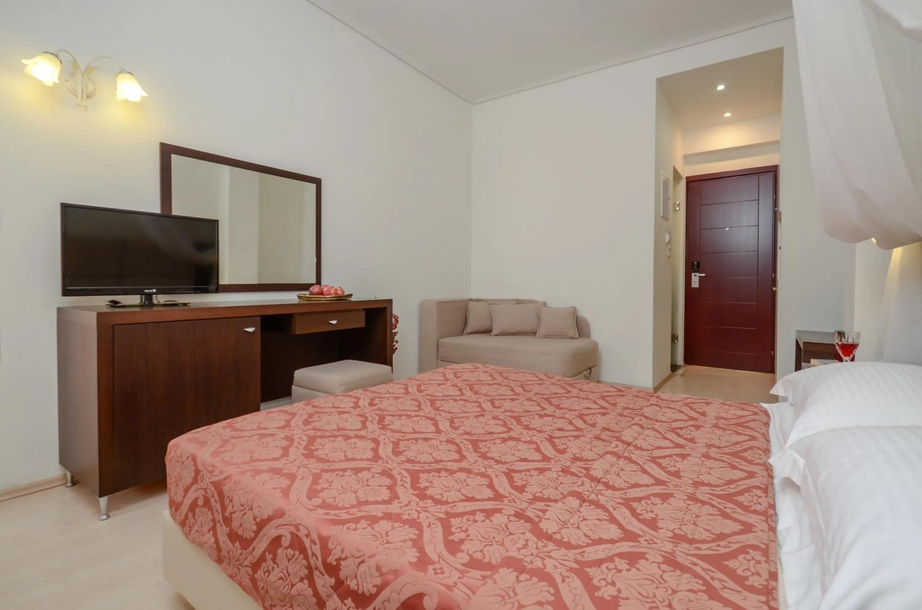 Bed in Aeolis Boutique Hotel