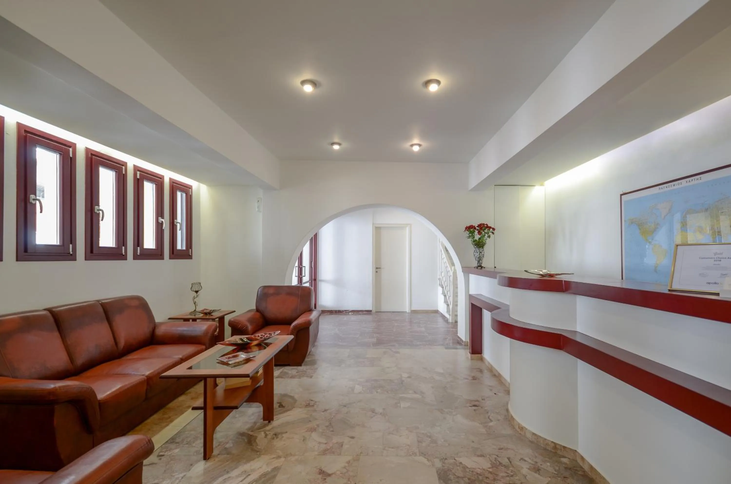 Living room in Aeolis Boutique Hotel