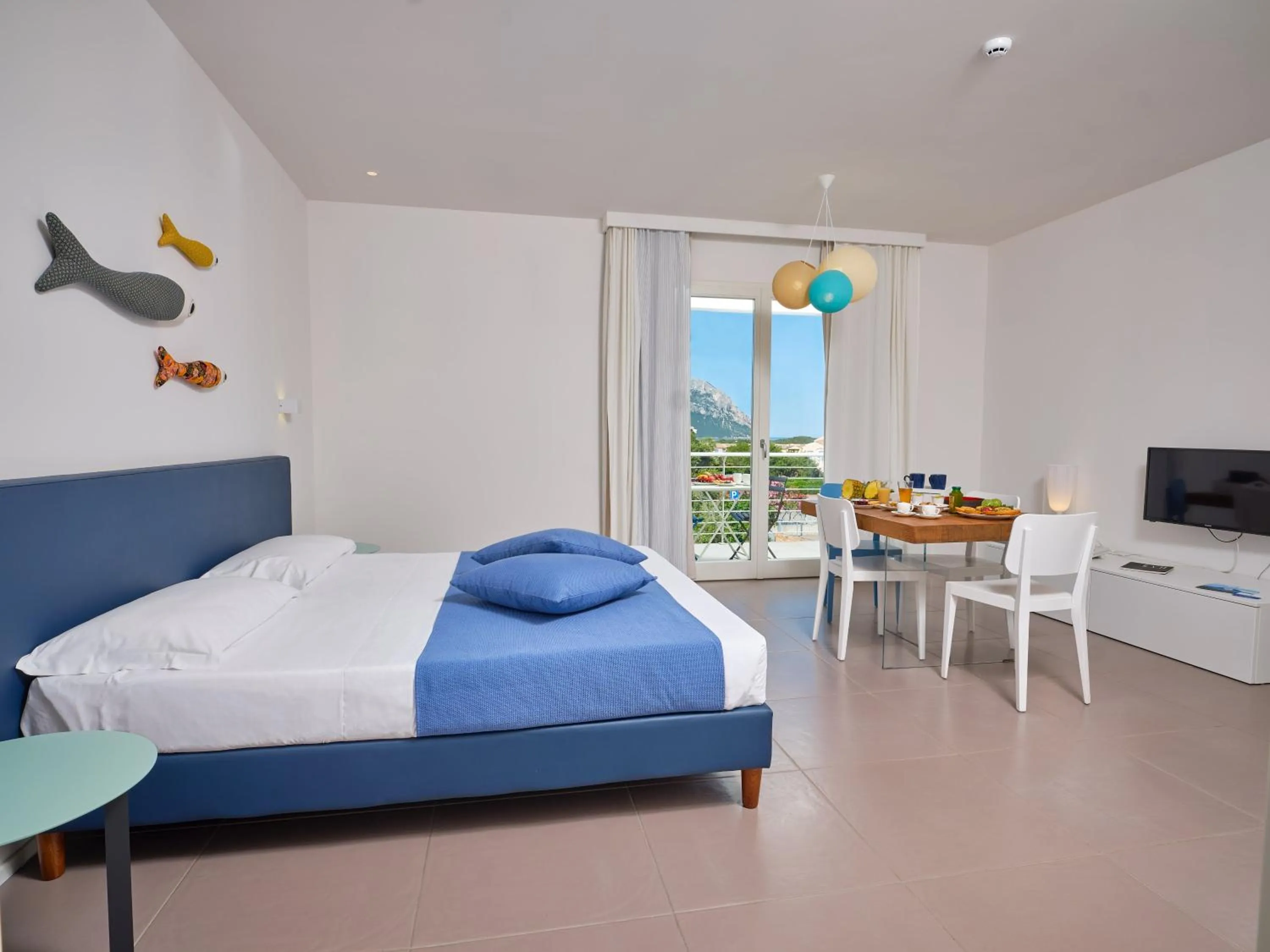 Bed in Felix Hotels - Hotel Residence Porto San Paolo