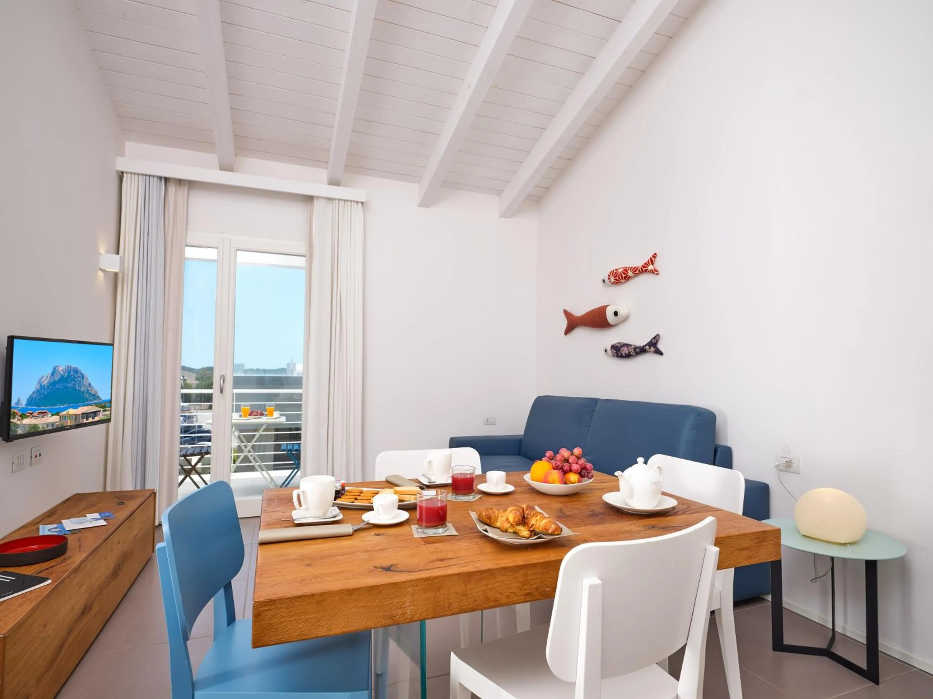 Kitchen or kitchenette in Felix Hotels - Hotel Residence Porto San Paolo