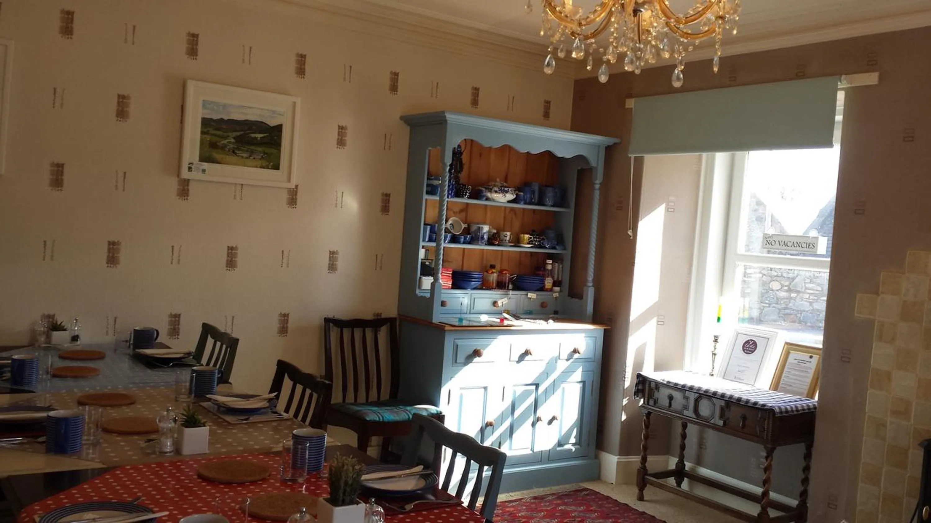 Food and drinks in Argyle Guest House