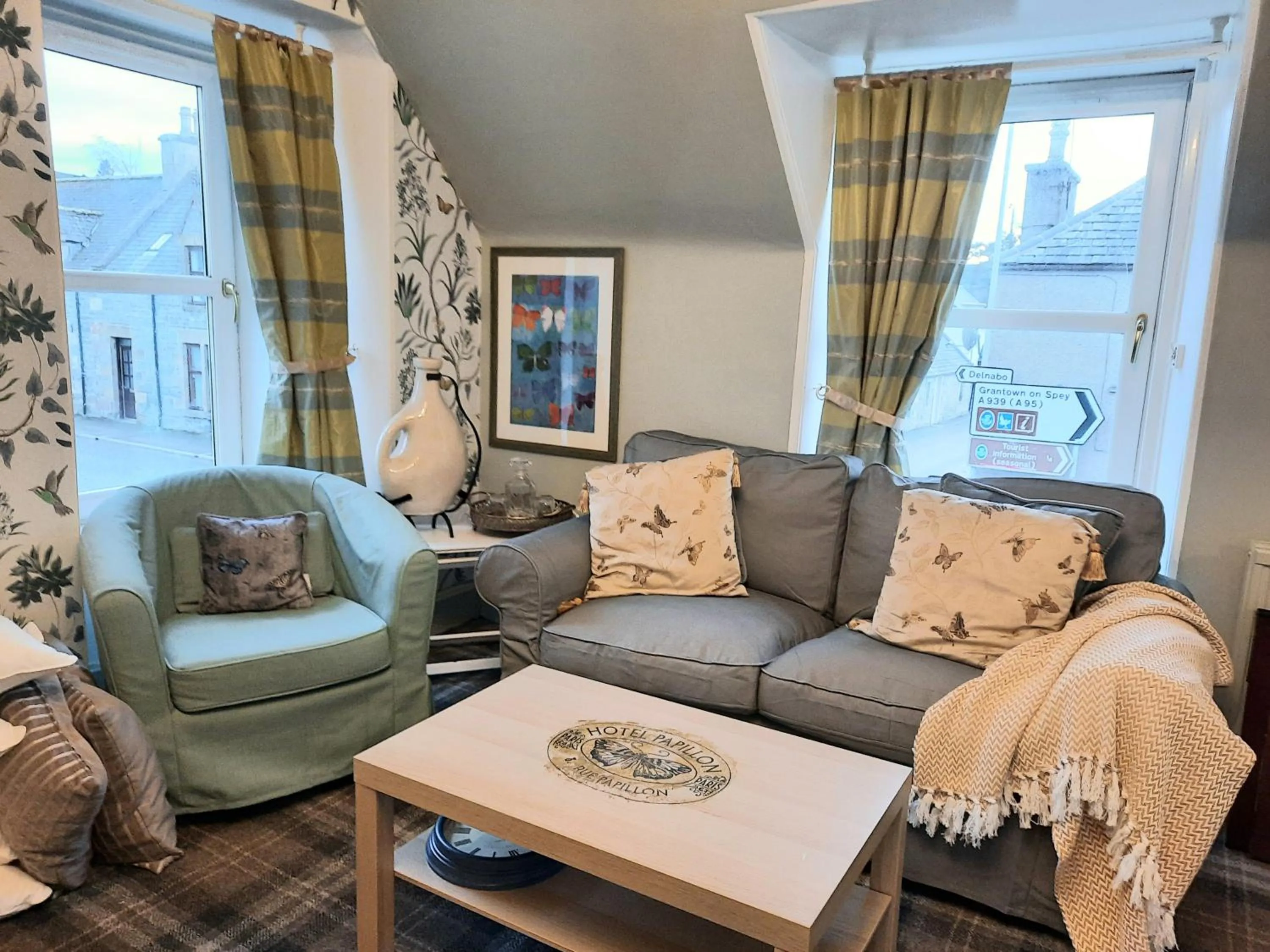 Seating area in Argyle Guest House