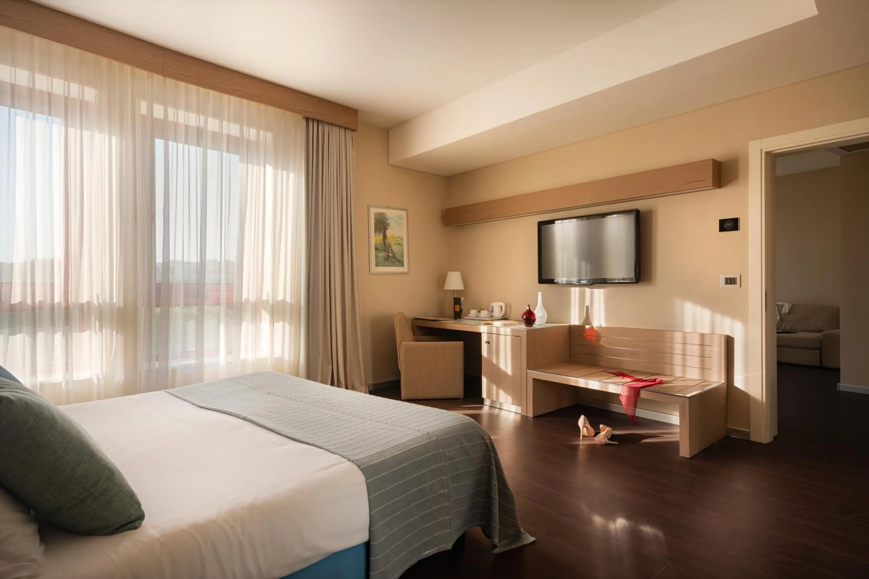 Bed in Hotel Federico II