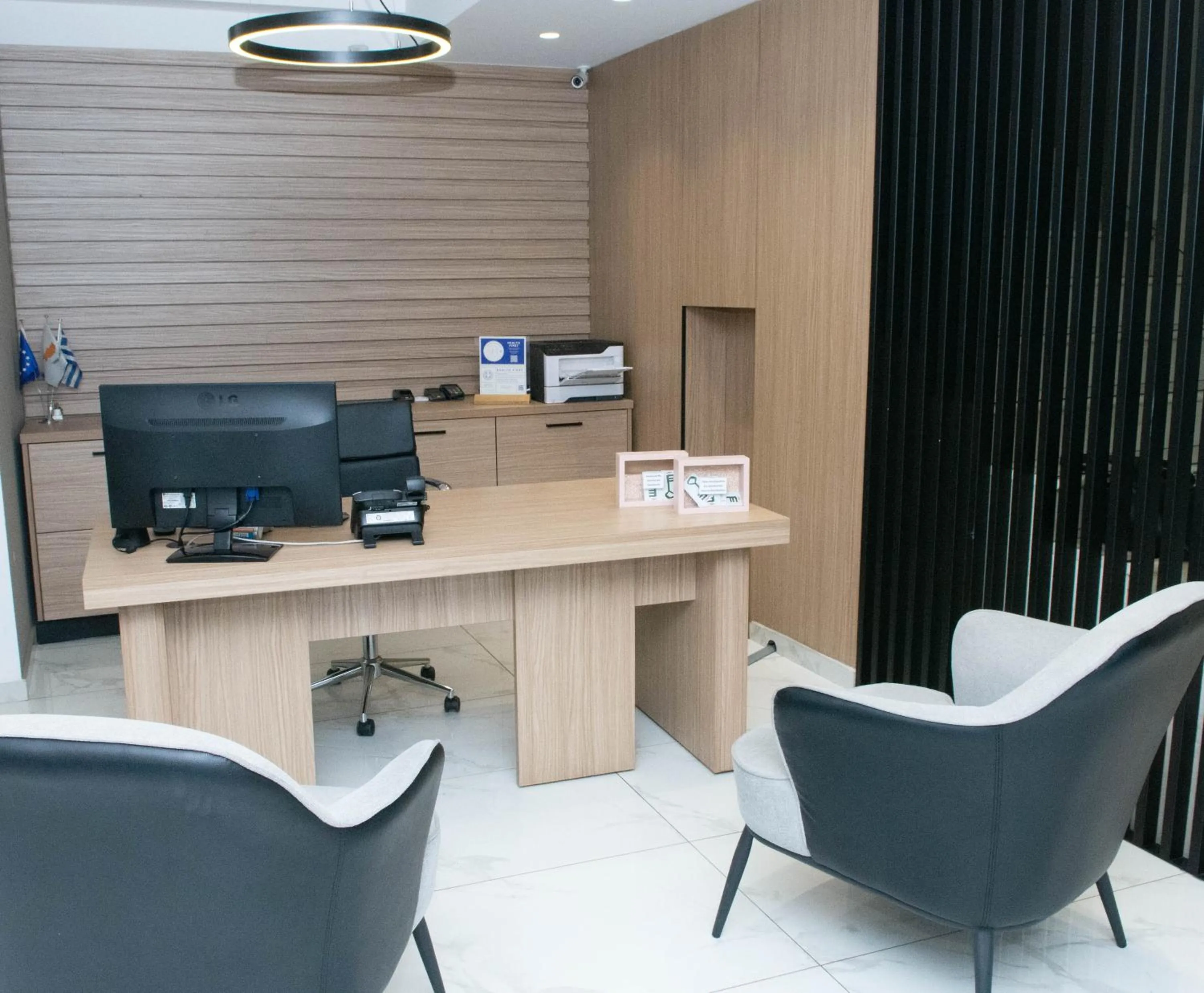 Lobby or reception in Leto Boutique Hotel Agrinio