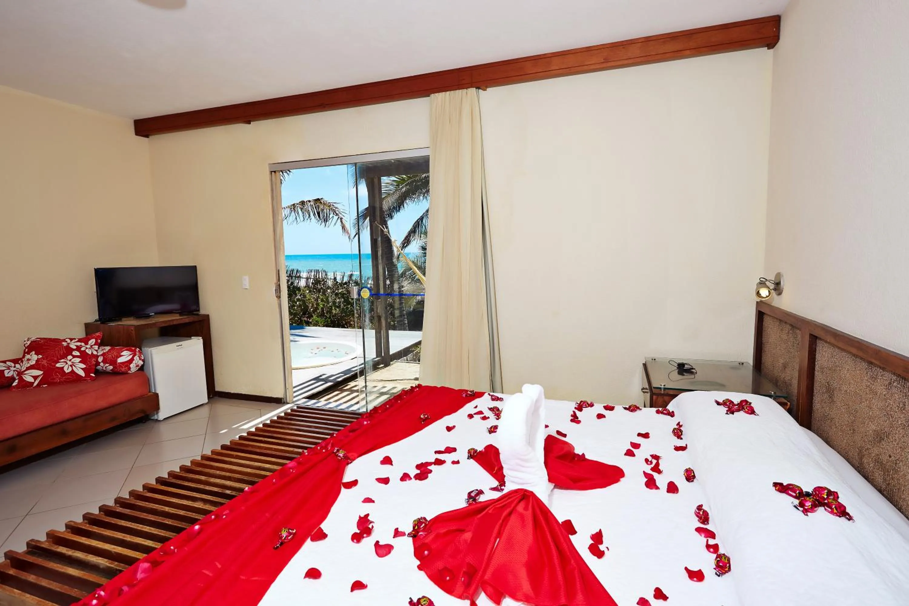 Bed in Hotel Marsol Beach Resort