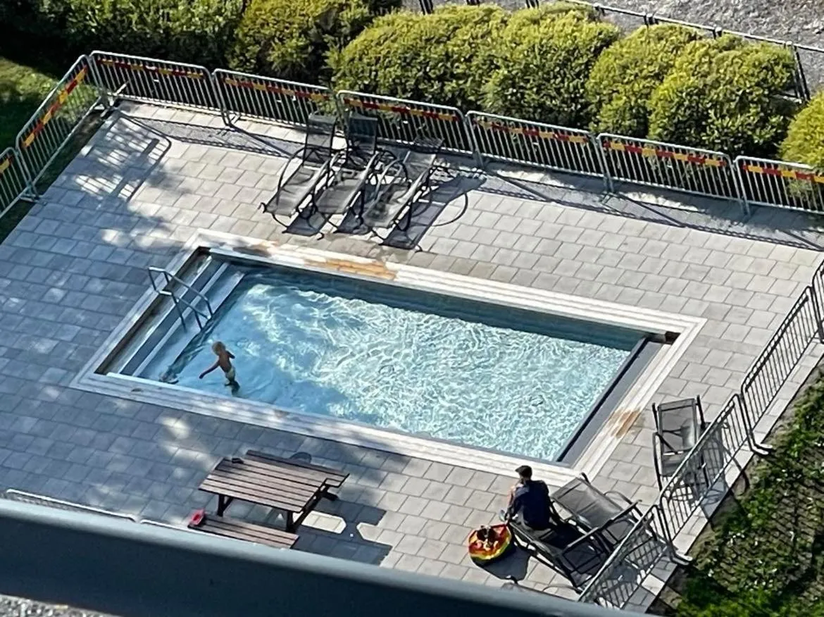 Swimming pool in Snäck Annex