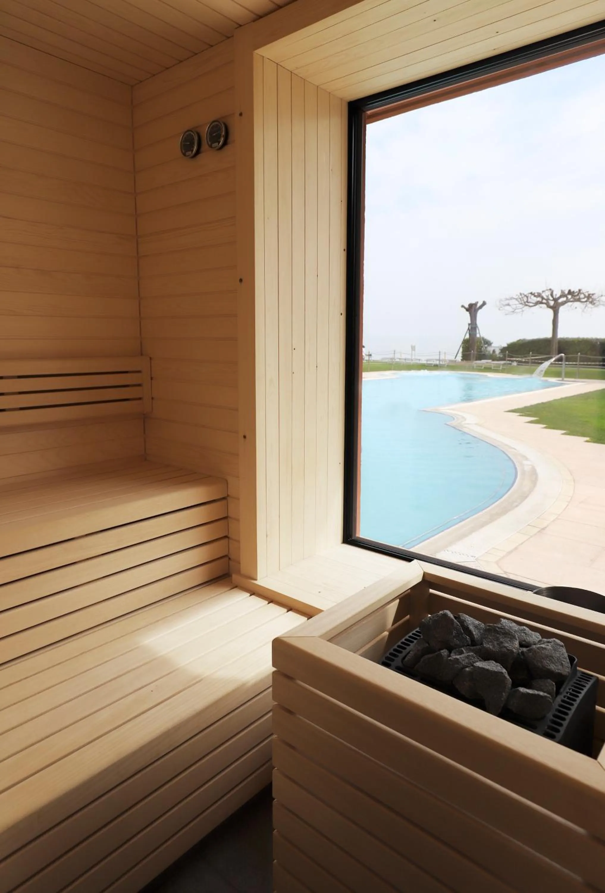 Sauna in Hotel Fonte Boiola