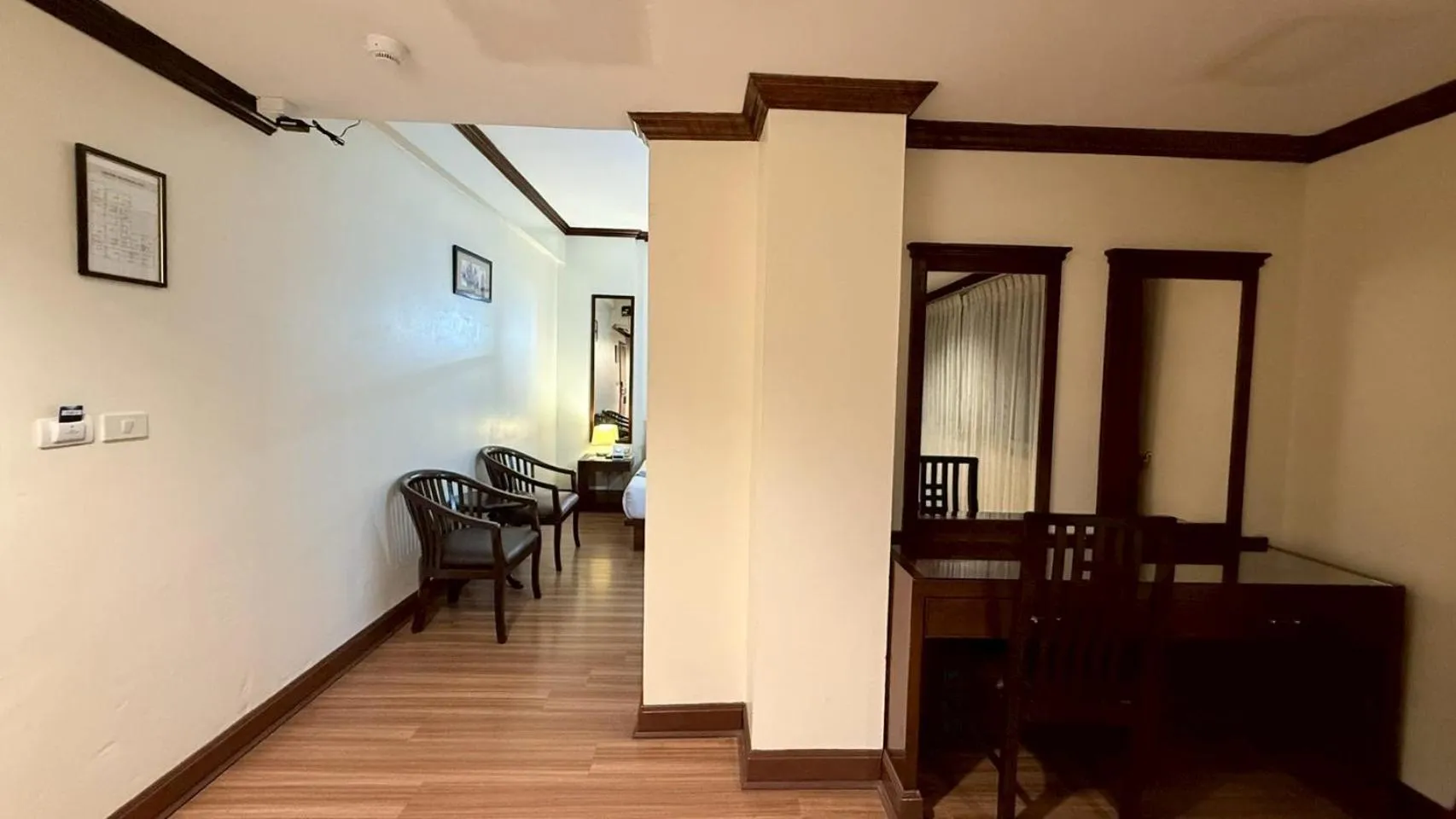 Seating area in Grand Business Inn