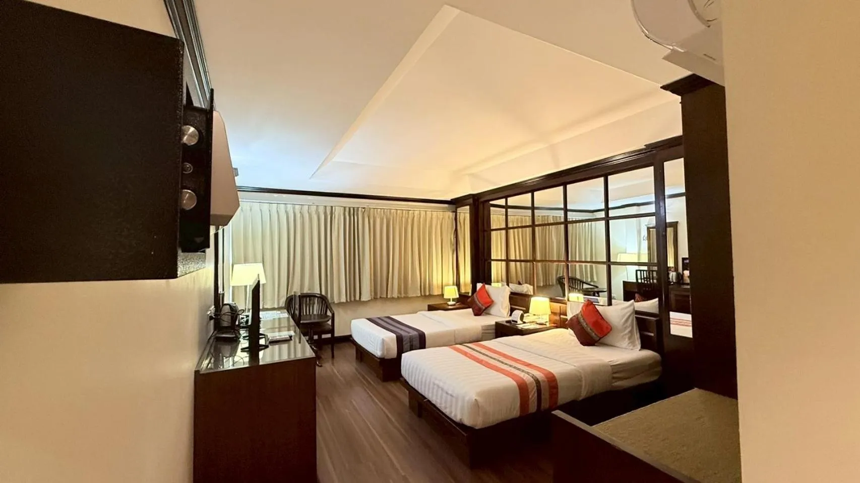 Bedroom, Bed in Grand Business Inn