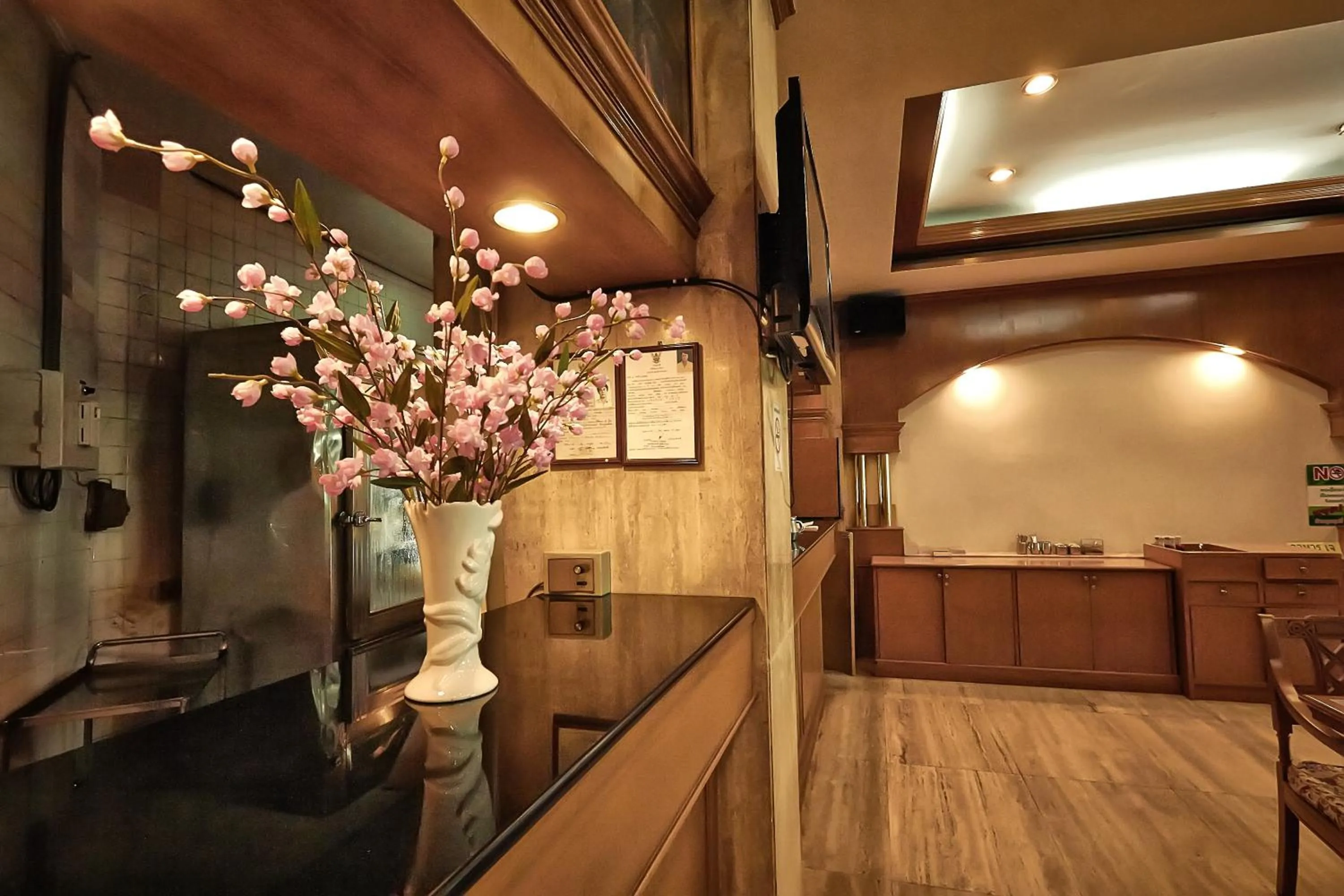 Decorative detail in Kosit Hotel