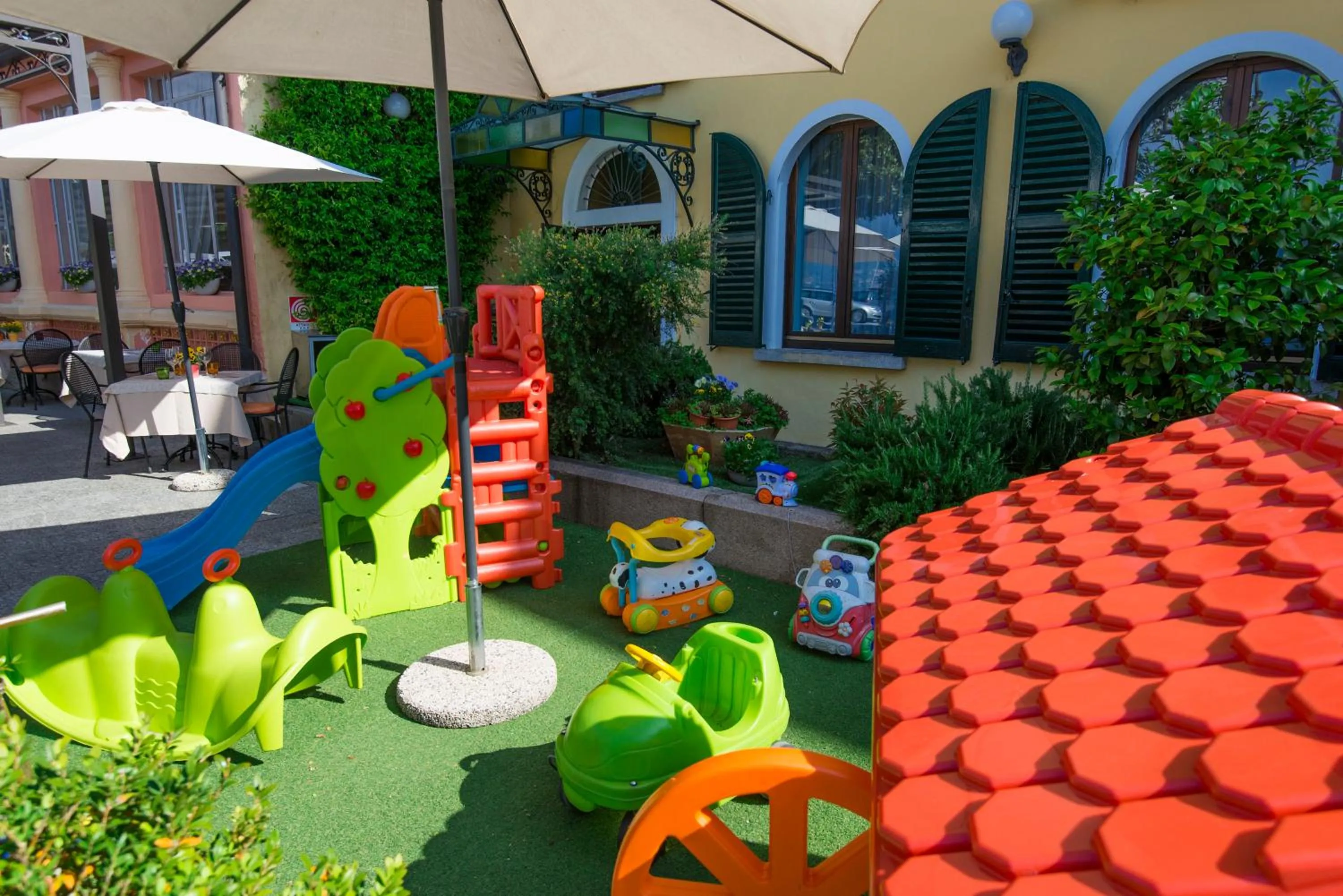Children play ground in Albergo Pesce D'oro