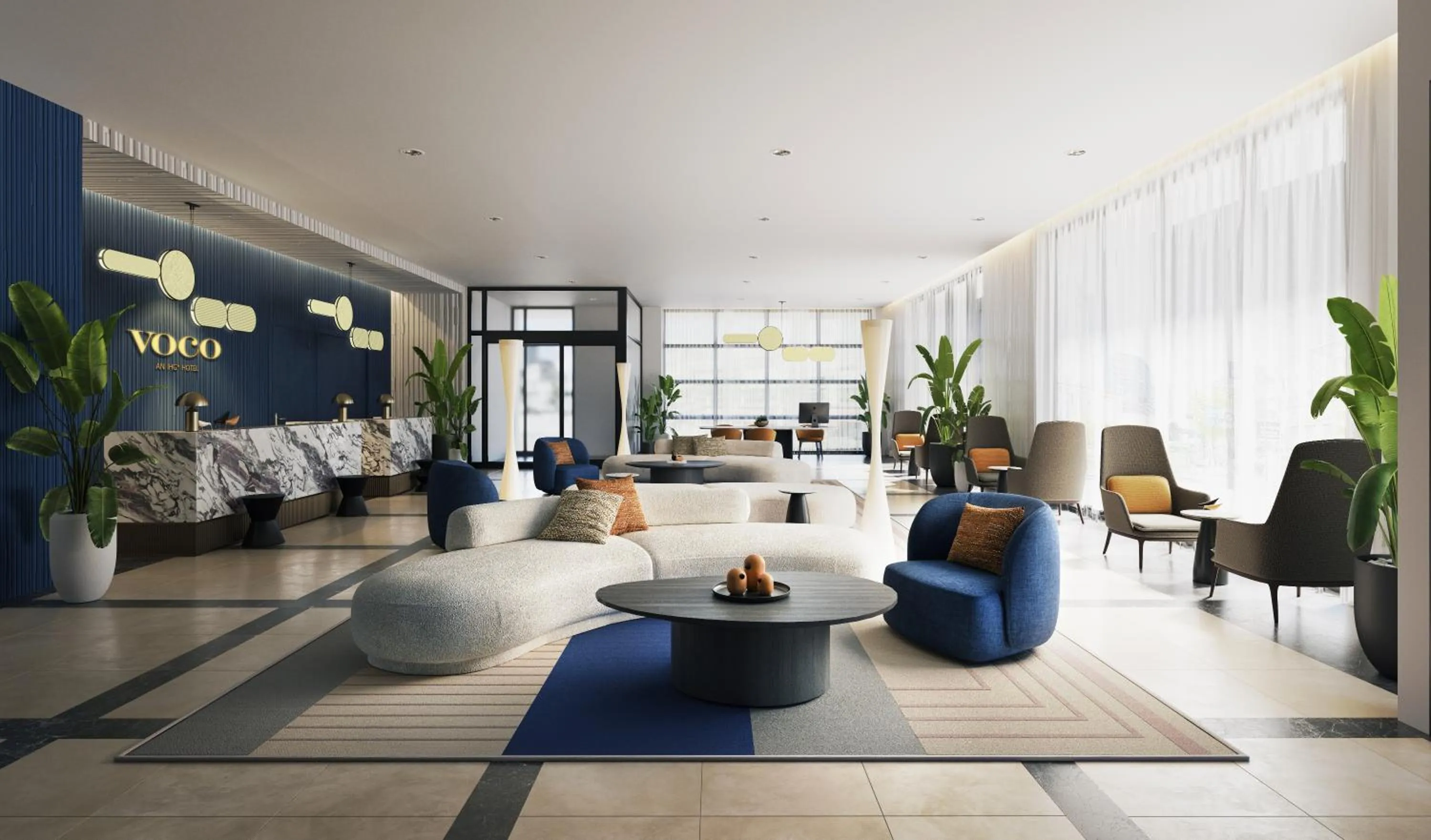 Lobby or reception in voco Seoul Myeongdong by IHG