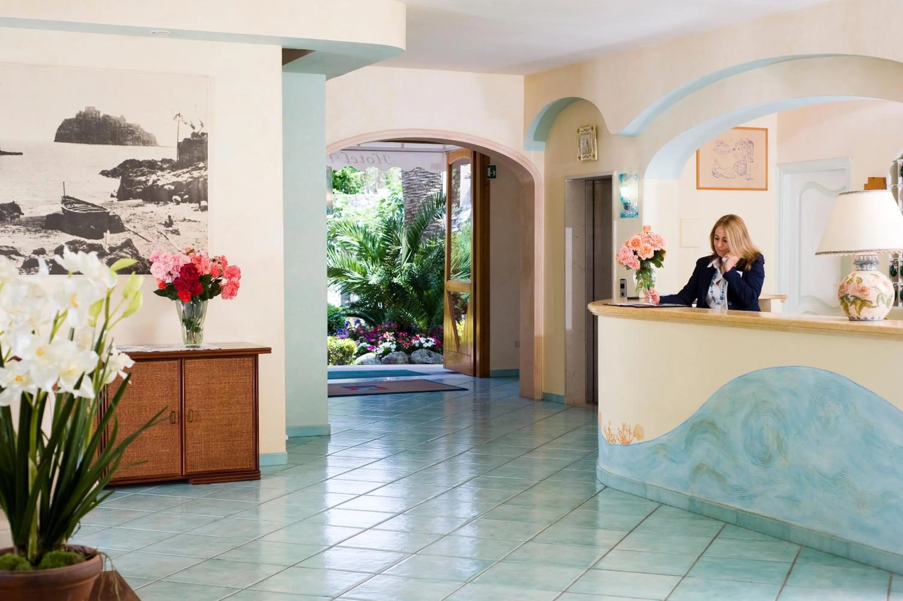 Lobby or reception in Hotel Terme Providence