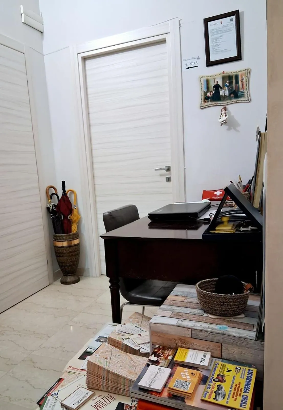 Lobby or reception in Olimpica Relais guest house