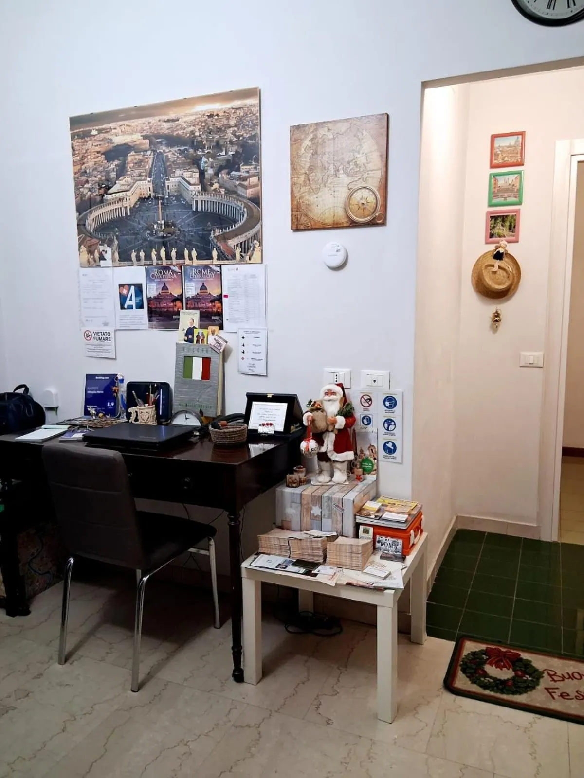 Lobby or reception in Olimpica Relais guest house