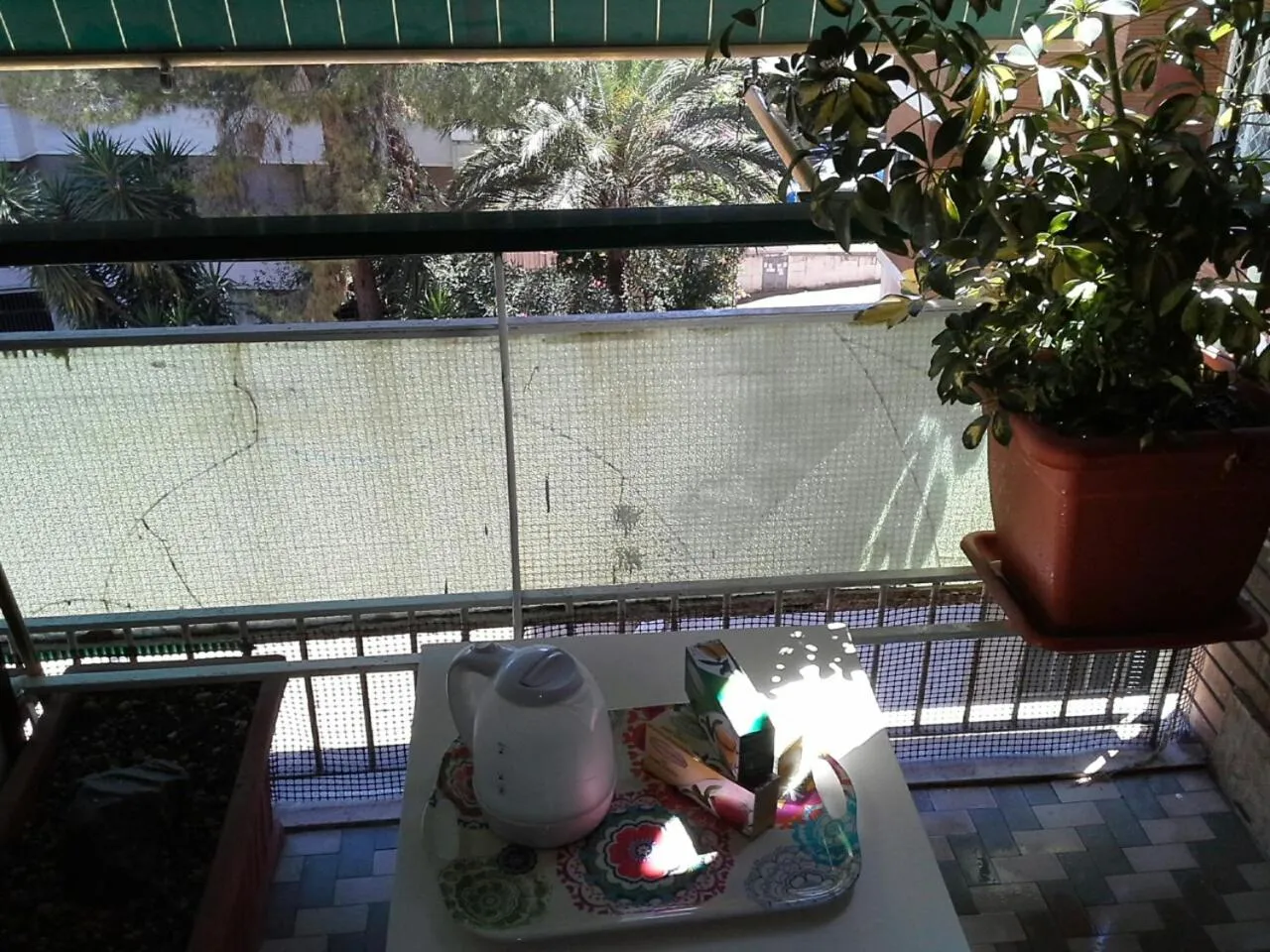 Balcony/Terrace in Olimpica Relais guest house