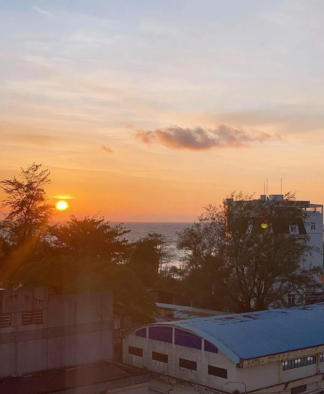 Sunset in Kim Huong Quang Hotel