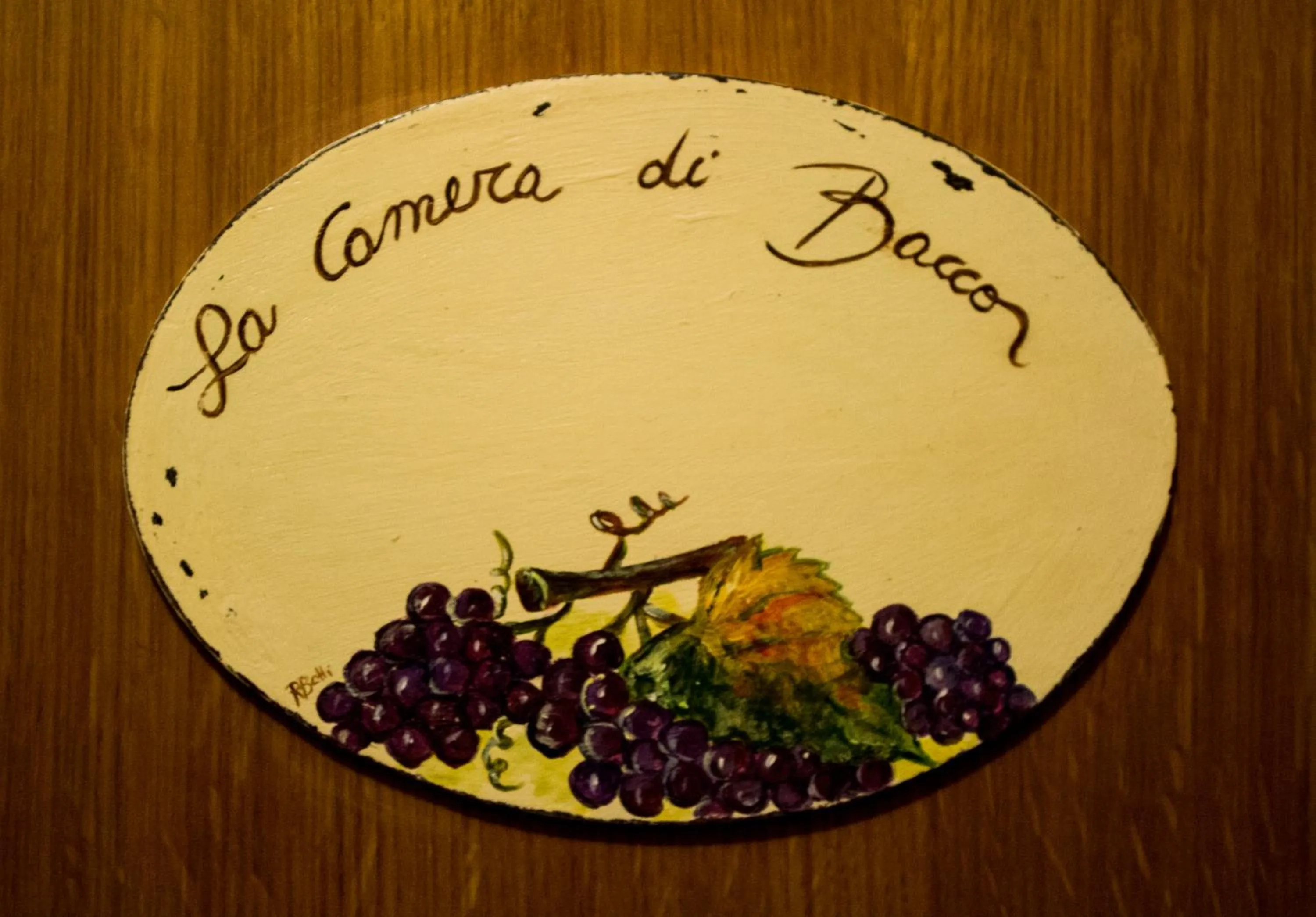 Decorative detail in Hotel Ristorante Tre Stelle