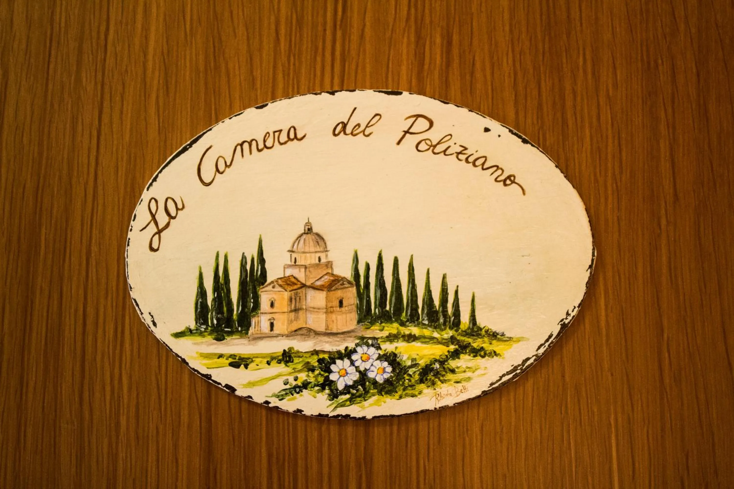 Decorative detail in Hotel Ristorante Tre Stelle