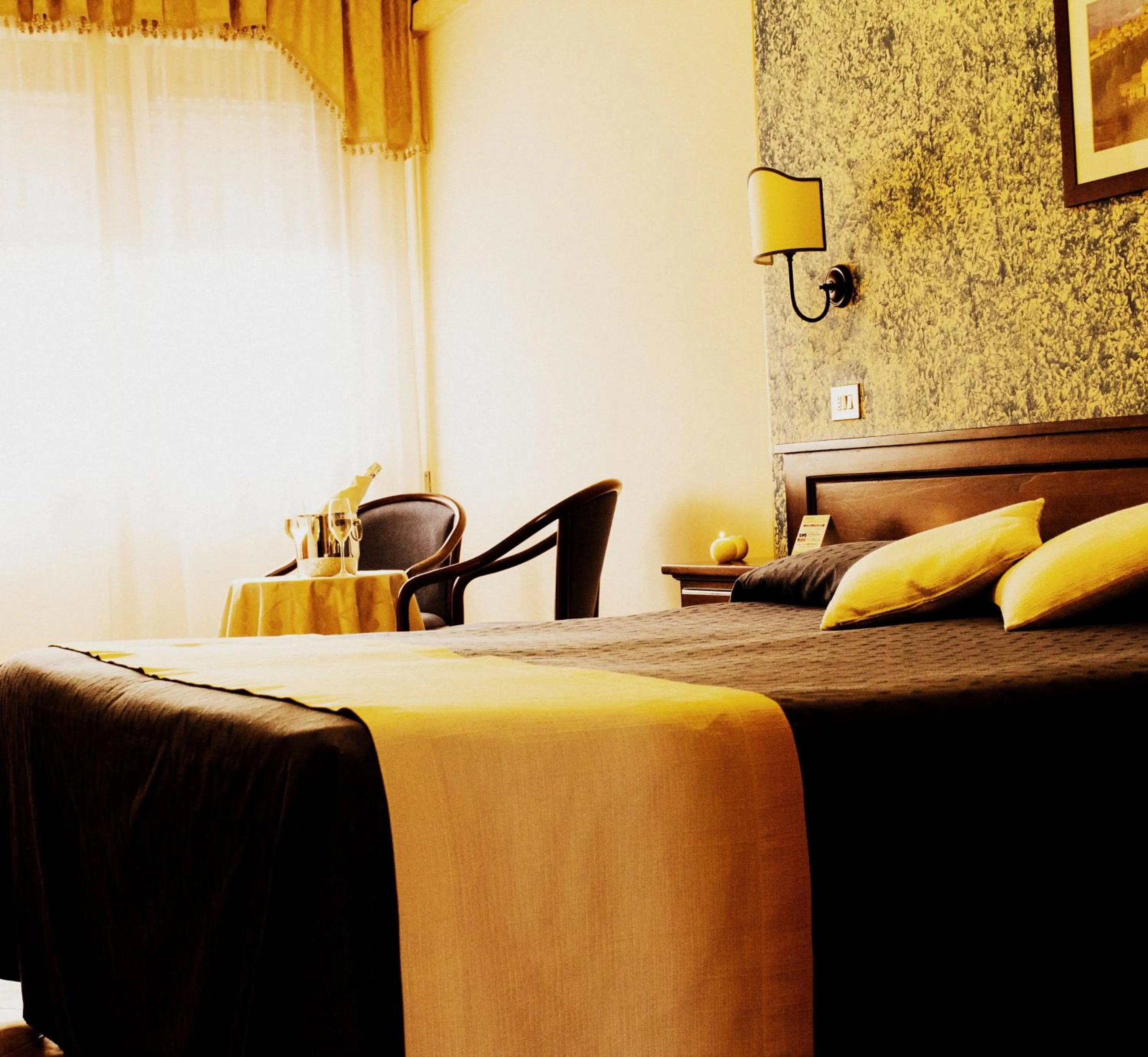 Photo of the whole room, Bed in Hotel Ristorante Tre Stelle