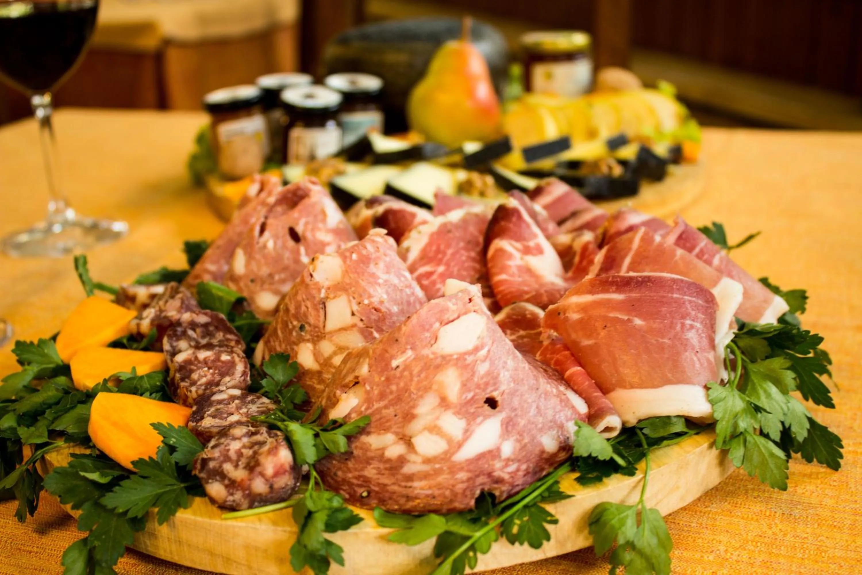 Food and drinks in Hotel Ristorante Tre Stelle