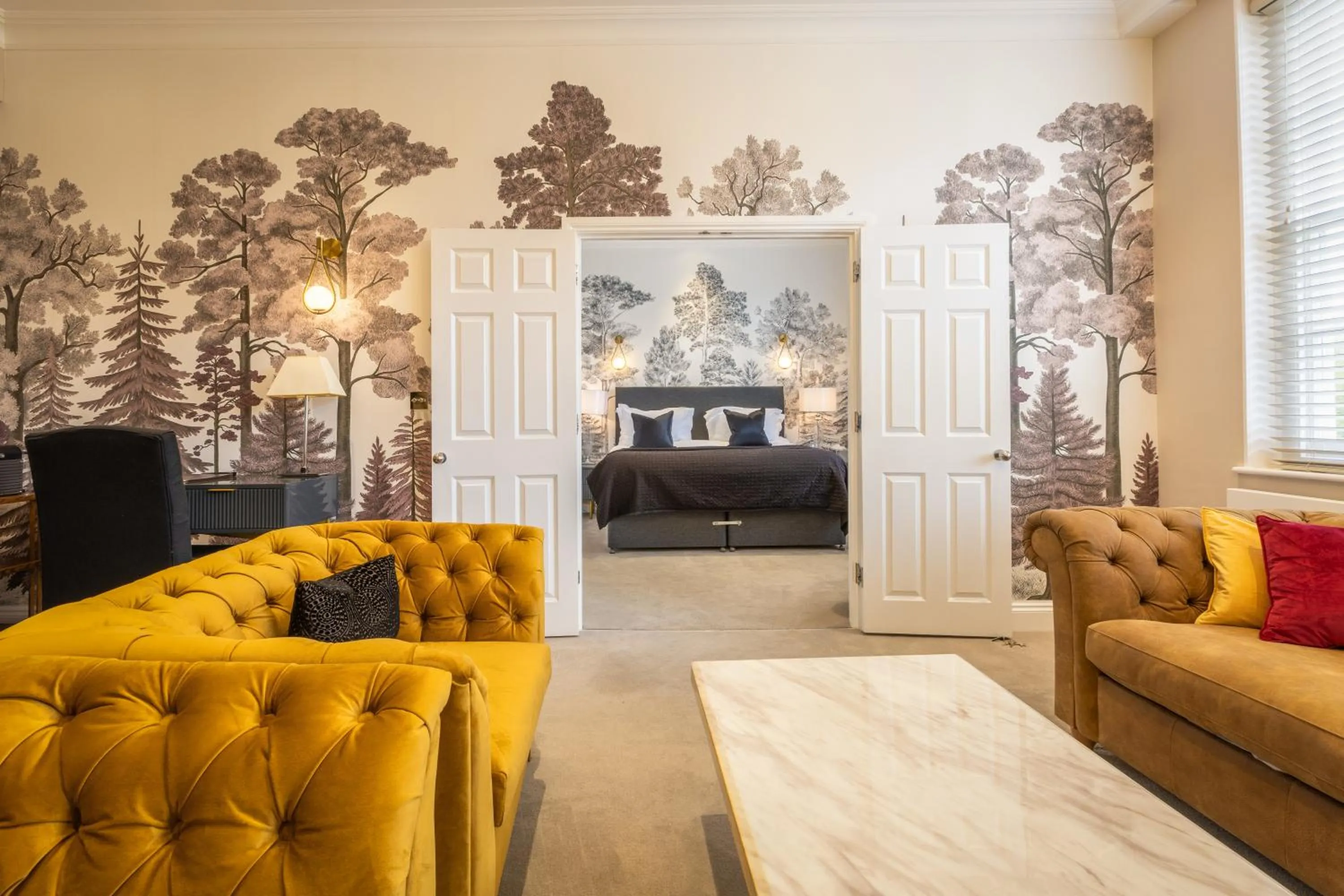 Seating area, Bed in St Michael's Manor Hotel - St Albans