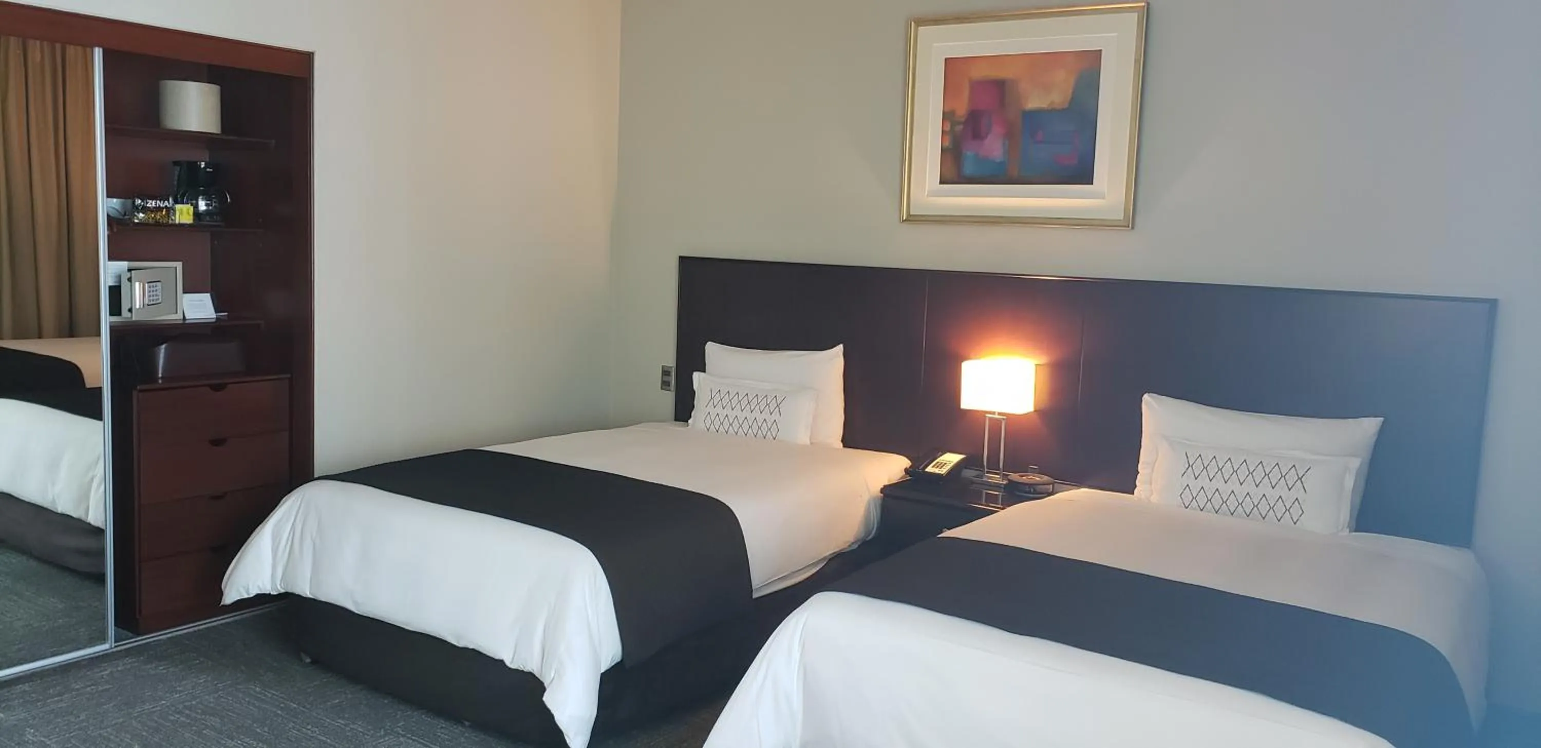 Bed in Delfines Hotel & Convention Center