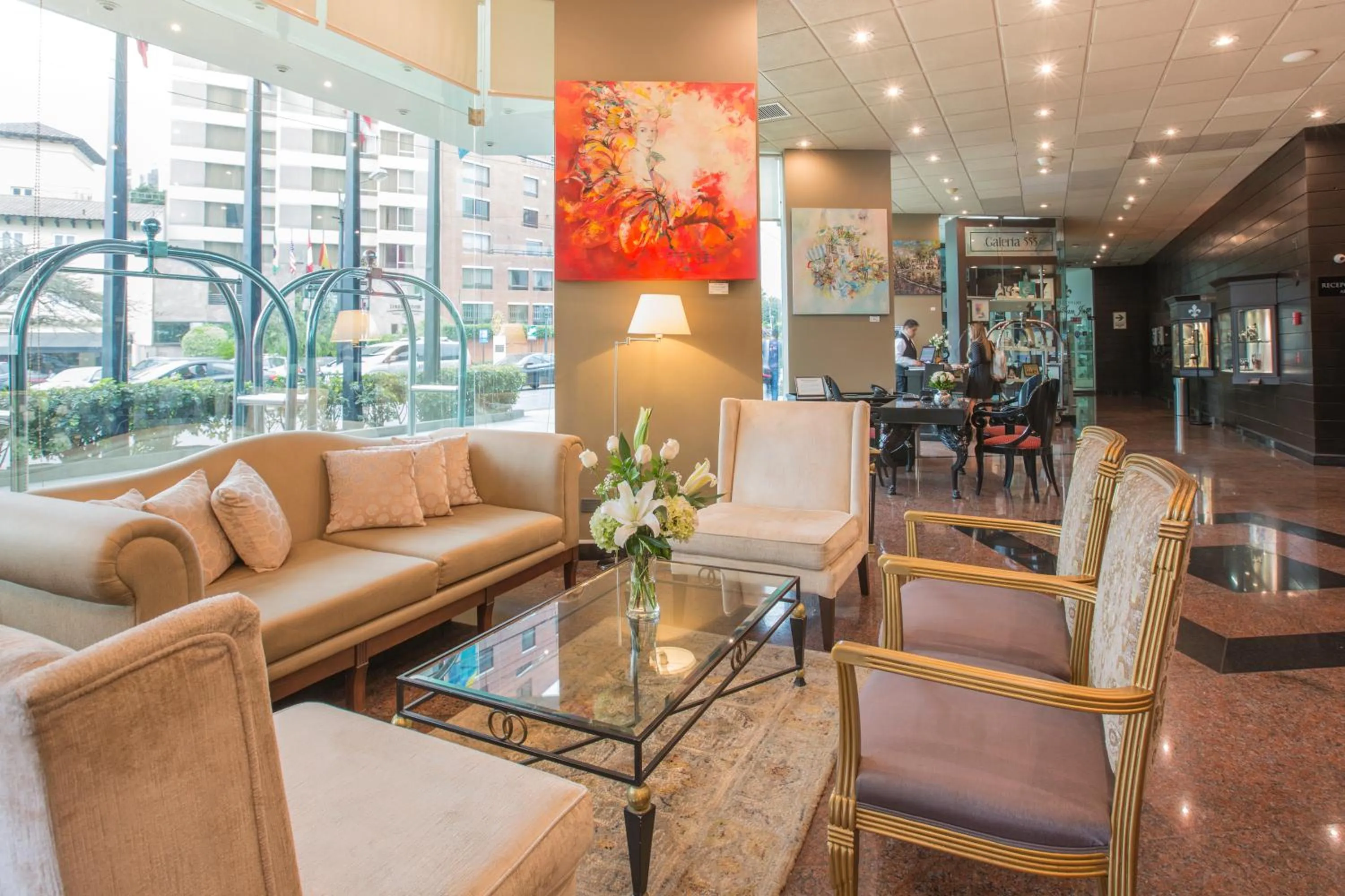 Lobby or reception in Delfines Hotel & Convention Center