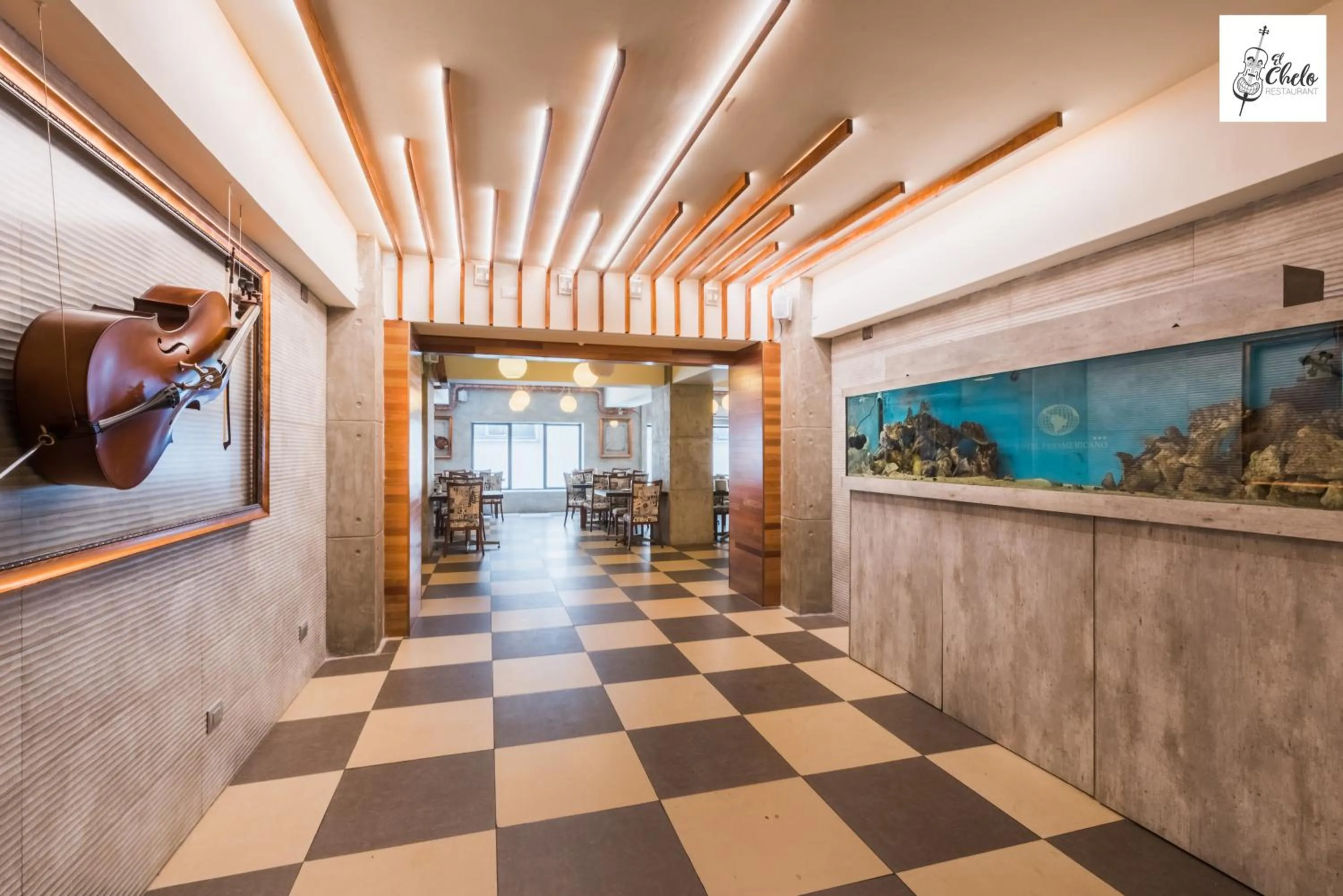 Lobby or reception in Hotel Panamericano