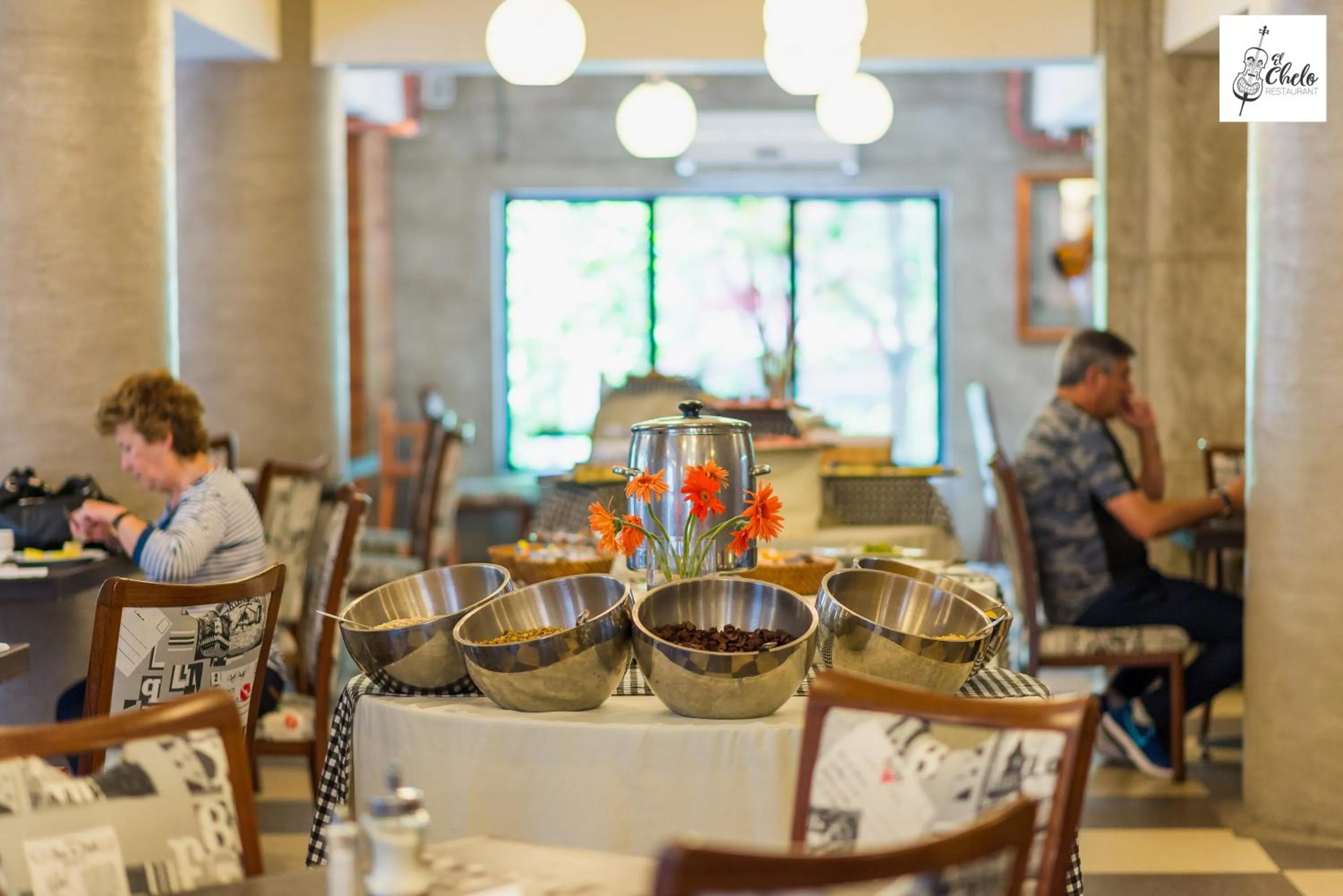 Buffet breakfast in Hotel Panamericano