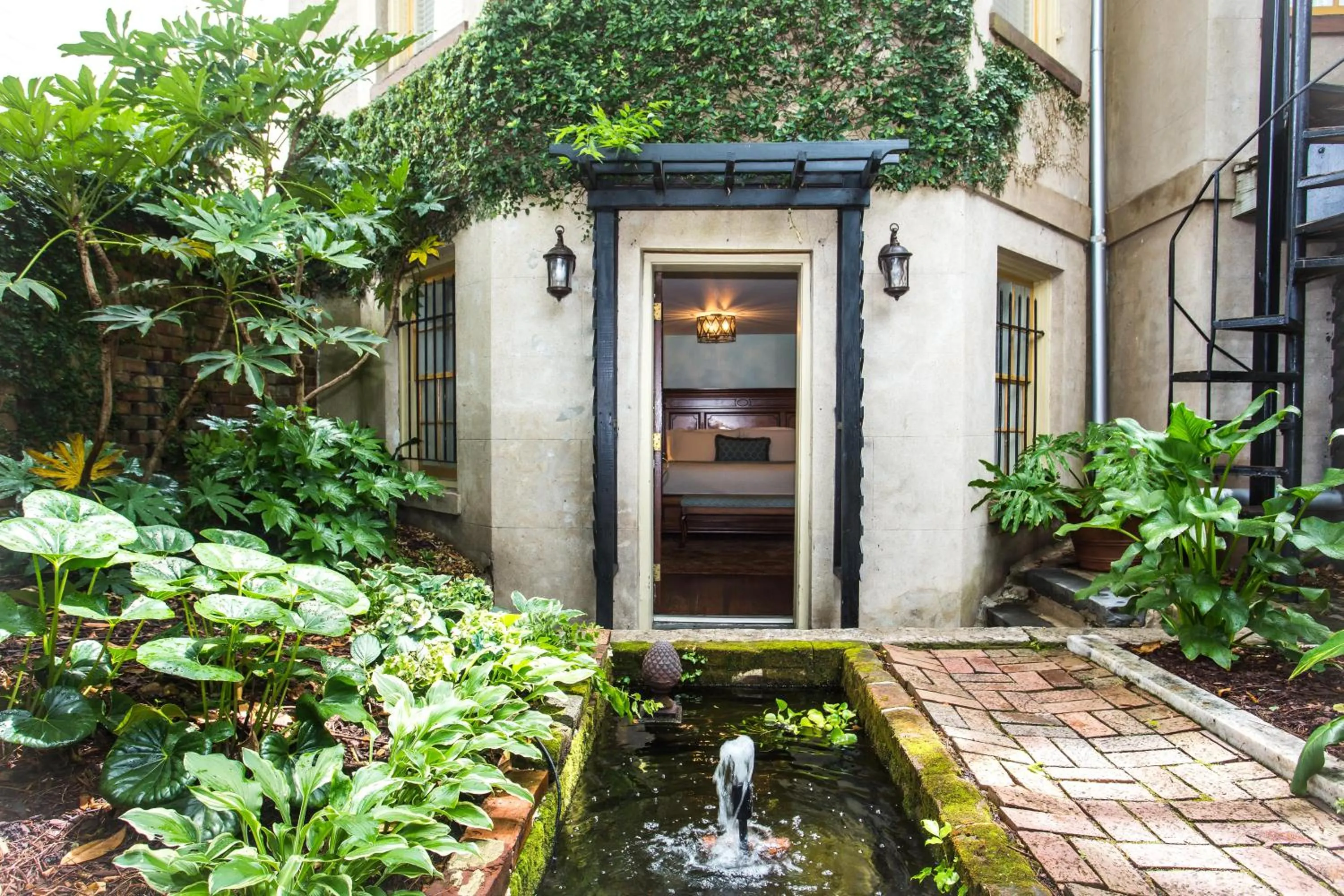 Patio in The Gastonian, Historic Inns of Savannah Collection
