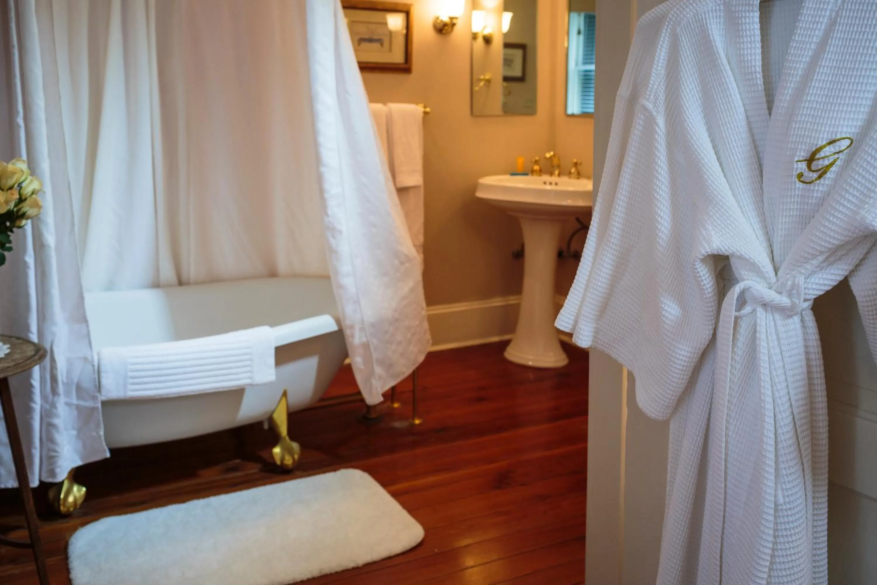 Bathroom in The Gastonian, Historic Inns of Savannah Collection